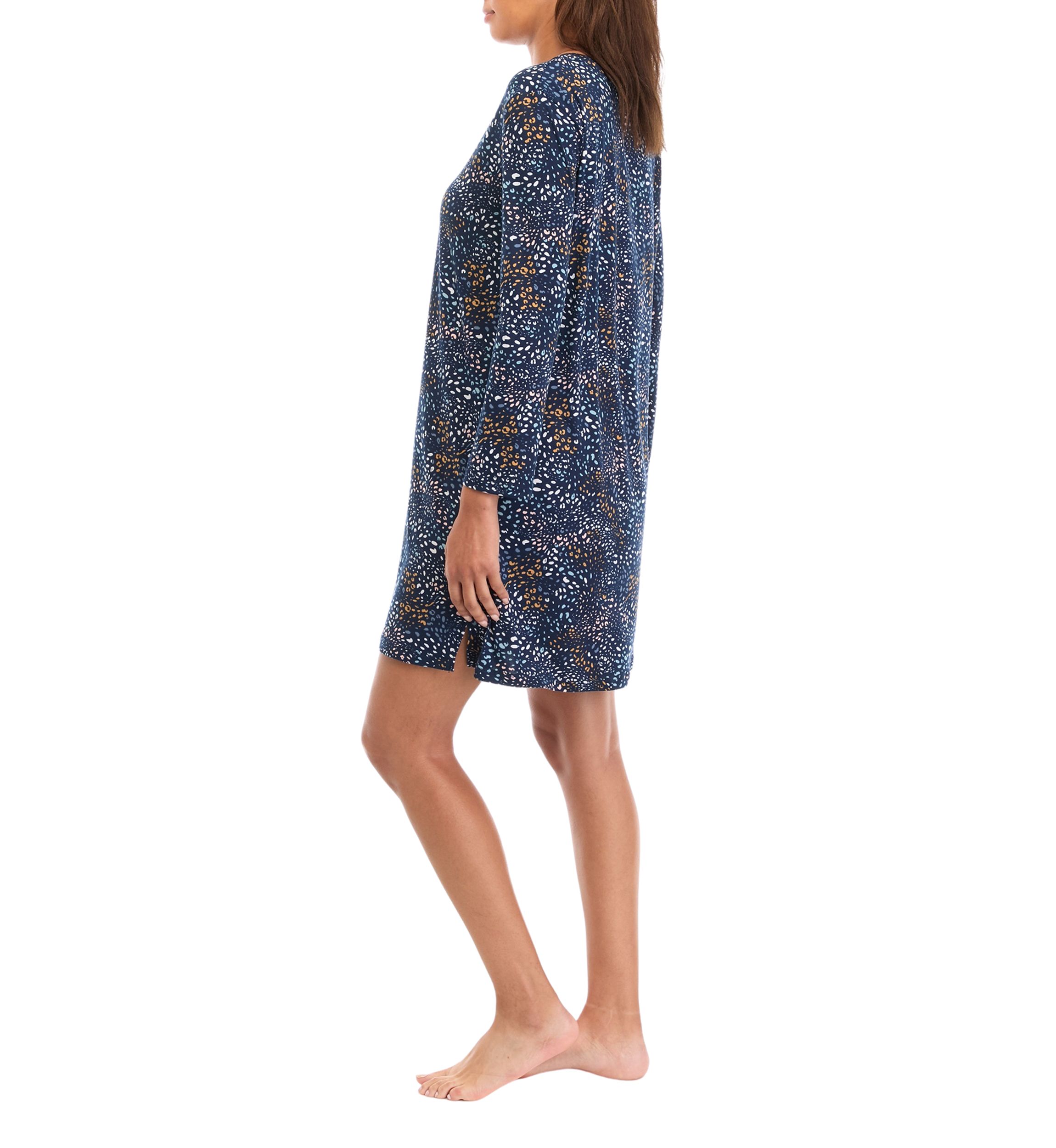 3/4 Sleeve Printed Nightgown 