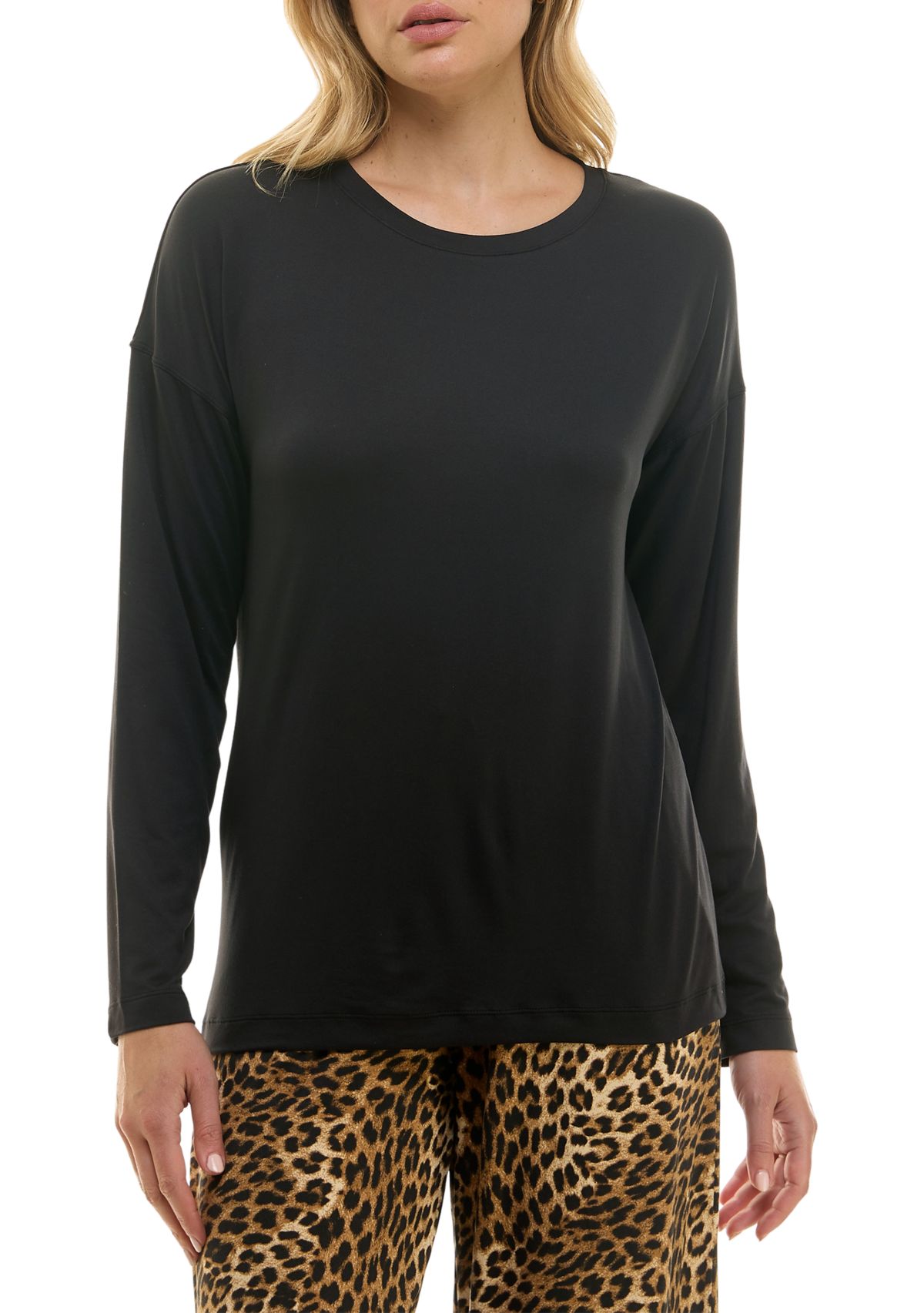 Womens Long Sleeve Crew Neck T-Shirt