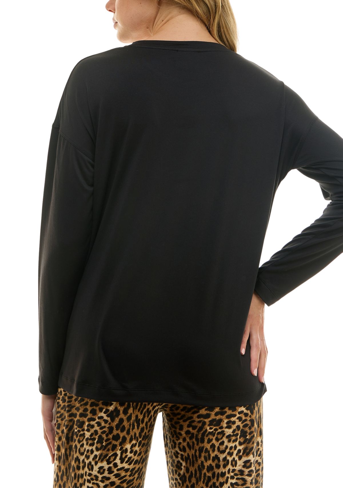 Womens Long Sleeve Crew Neck T-Shirt