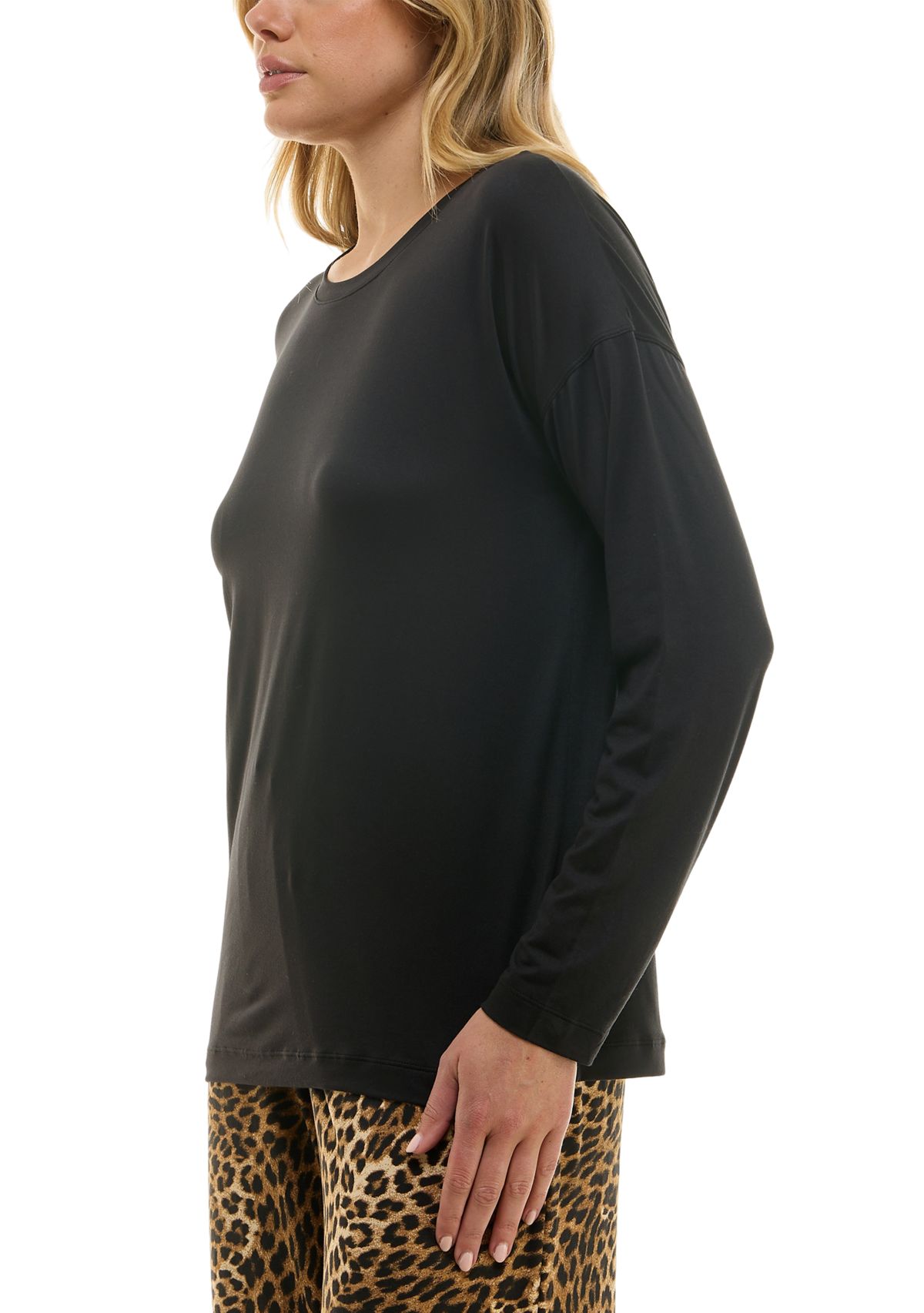 Womens Long Sleeve Crew Neck T-Shirt