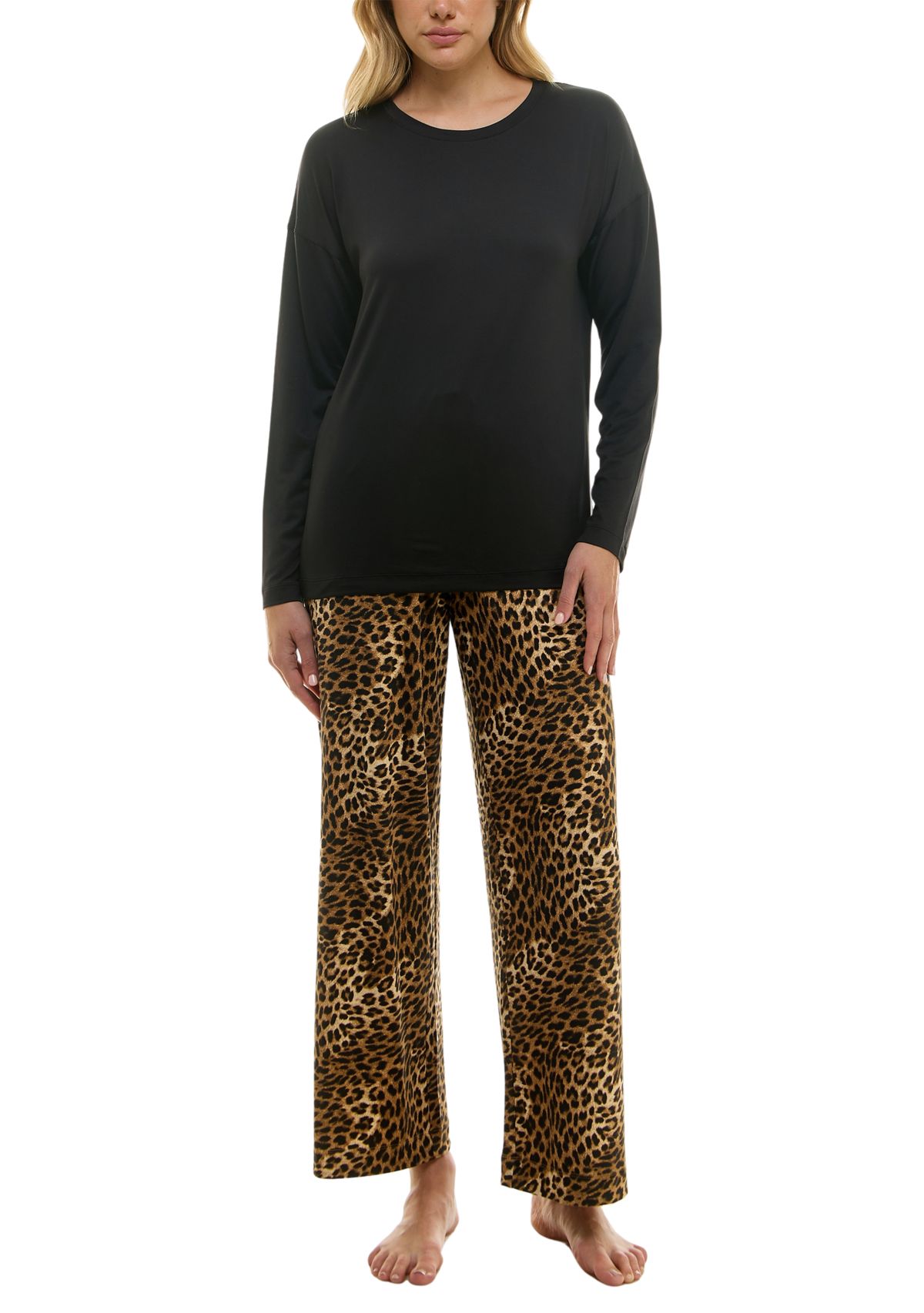 Womens Long Sleeve Crew Neck T-Shirt