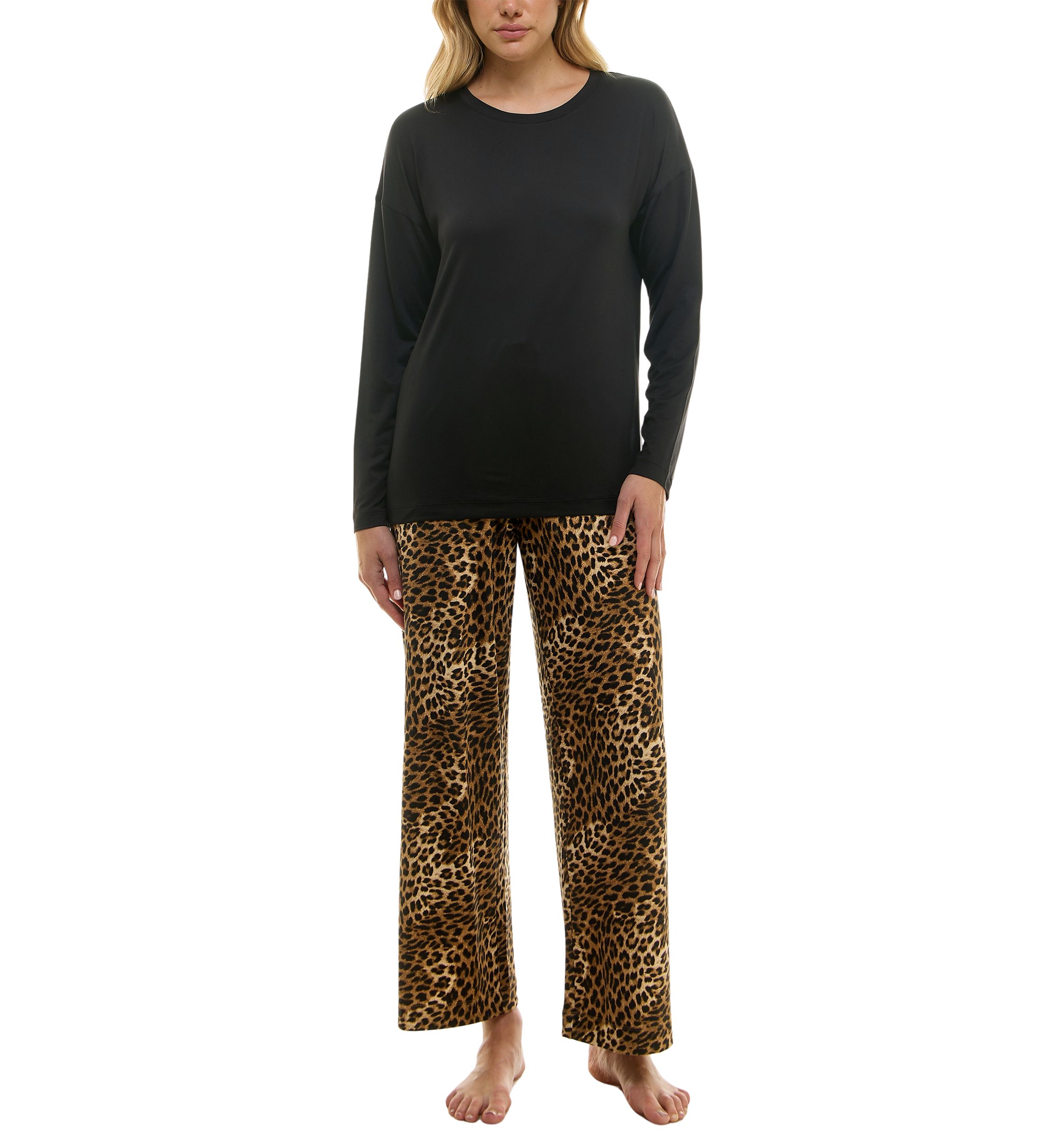 Womens Long Sleeve Crew Neck T-Shirt