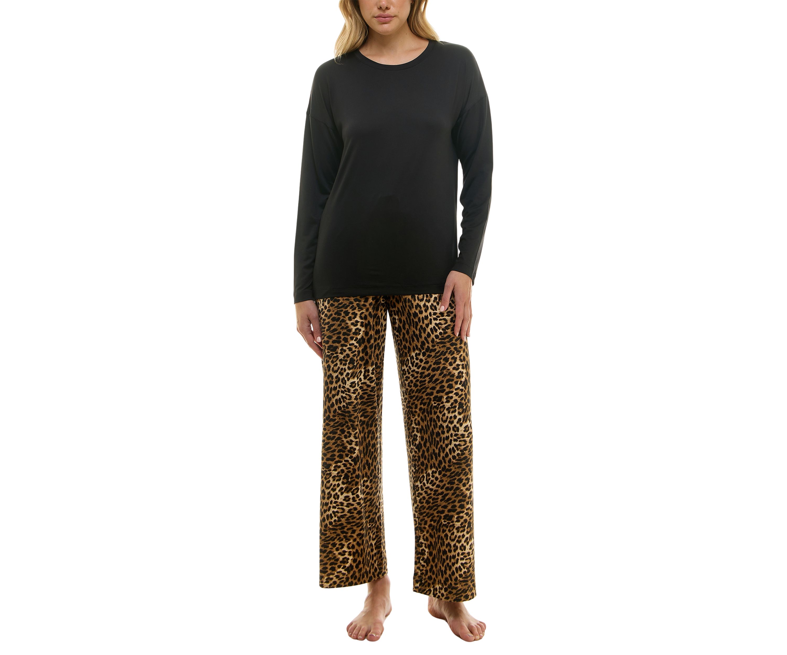Womens Long Sleeve Crew Neck T-Shirt
