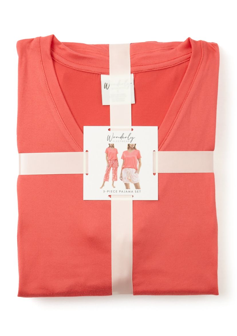 Luxe Three Piece Pajama Set