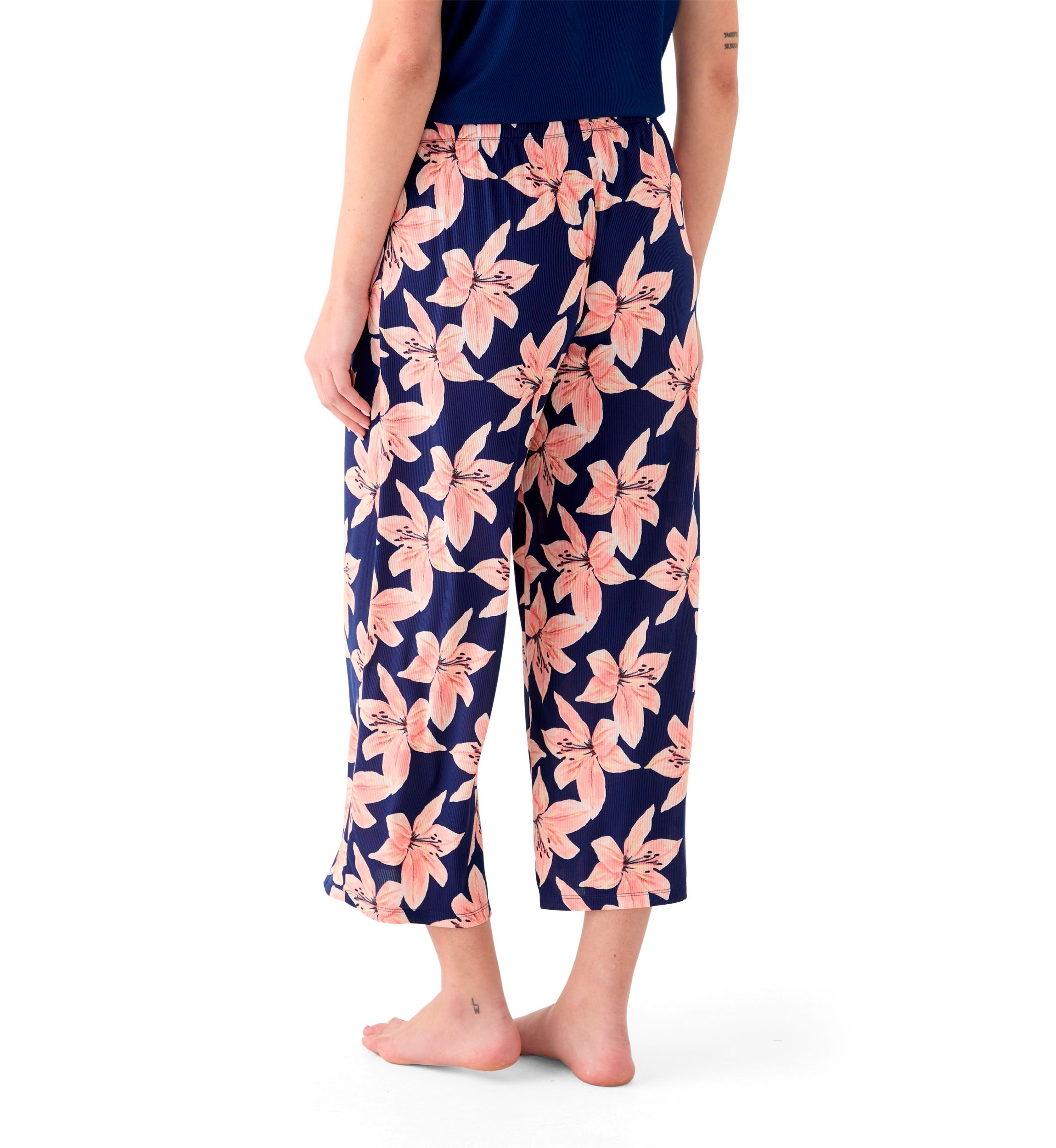 Womens Wide Leg Sleep Pants