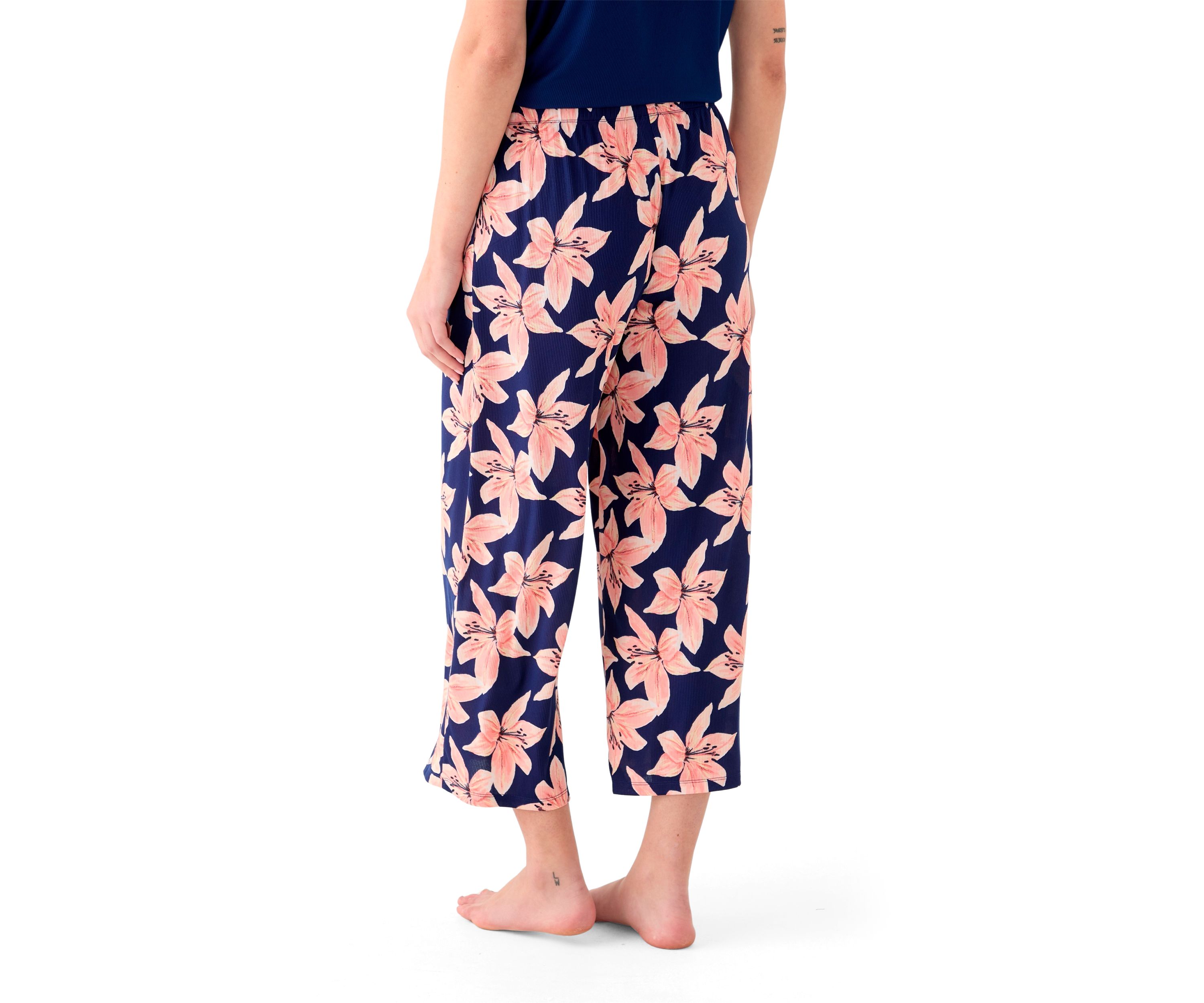 Womens Wide Leg Sleep Pants