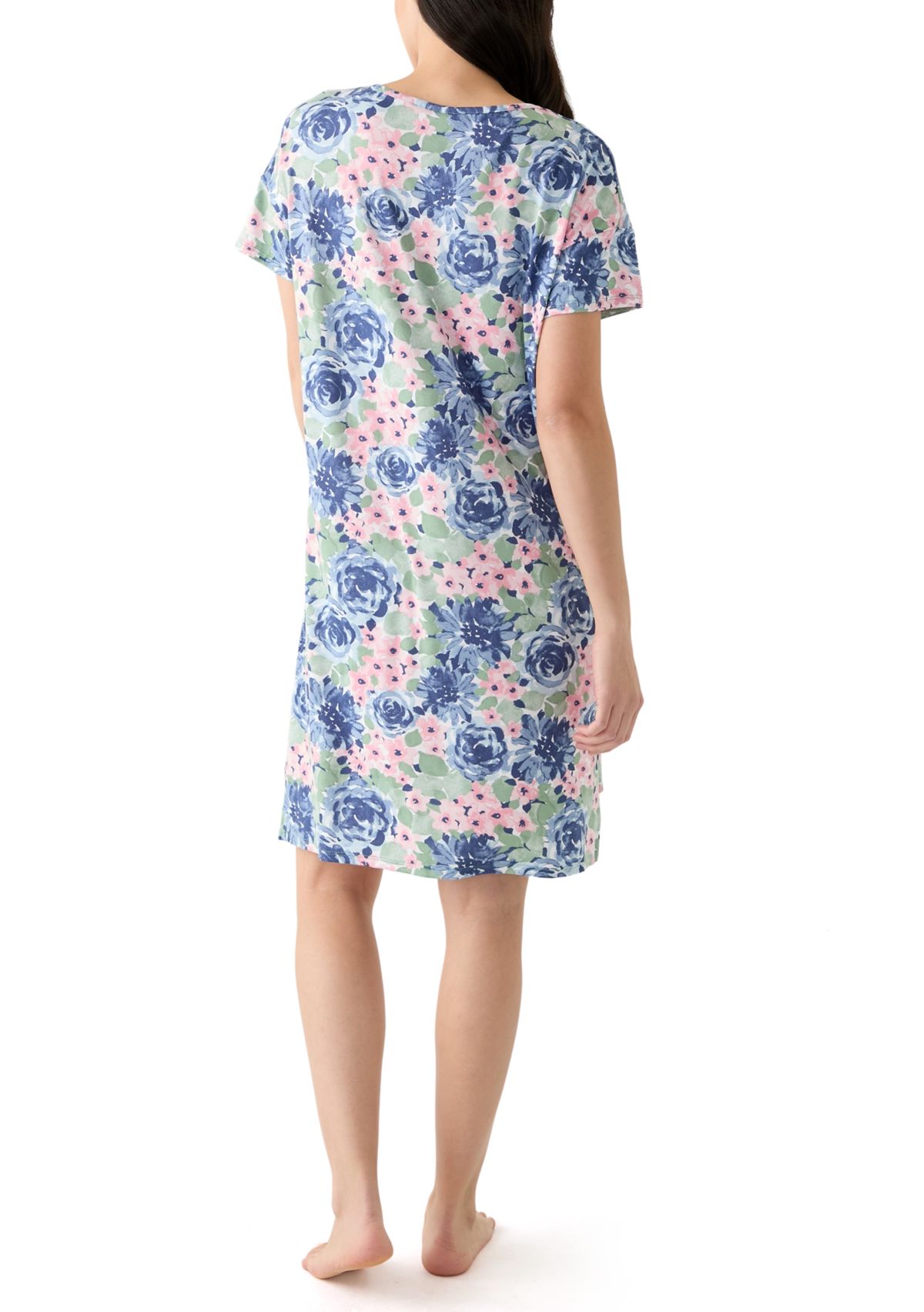 Short Sleeve Printed Sleepshirt