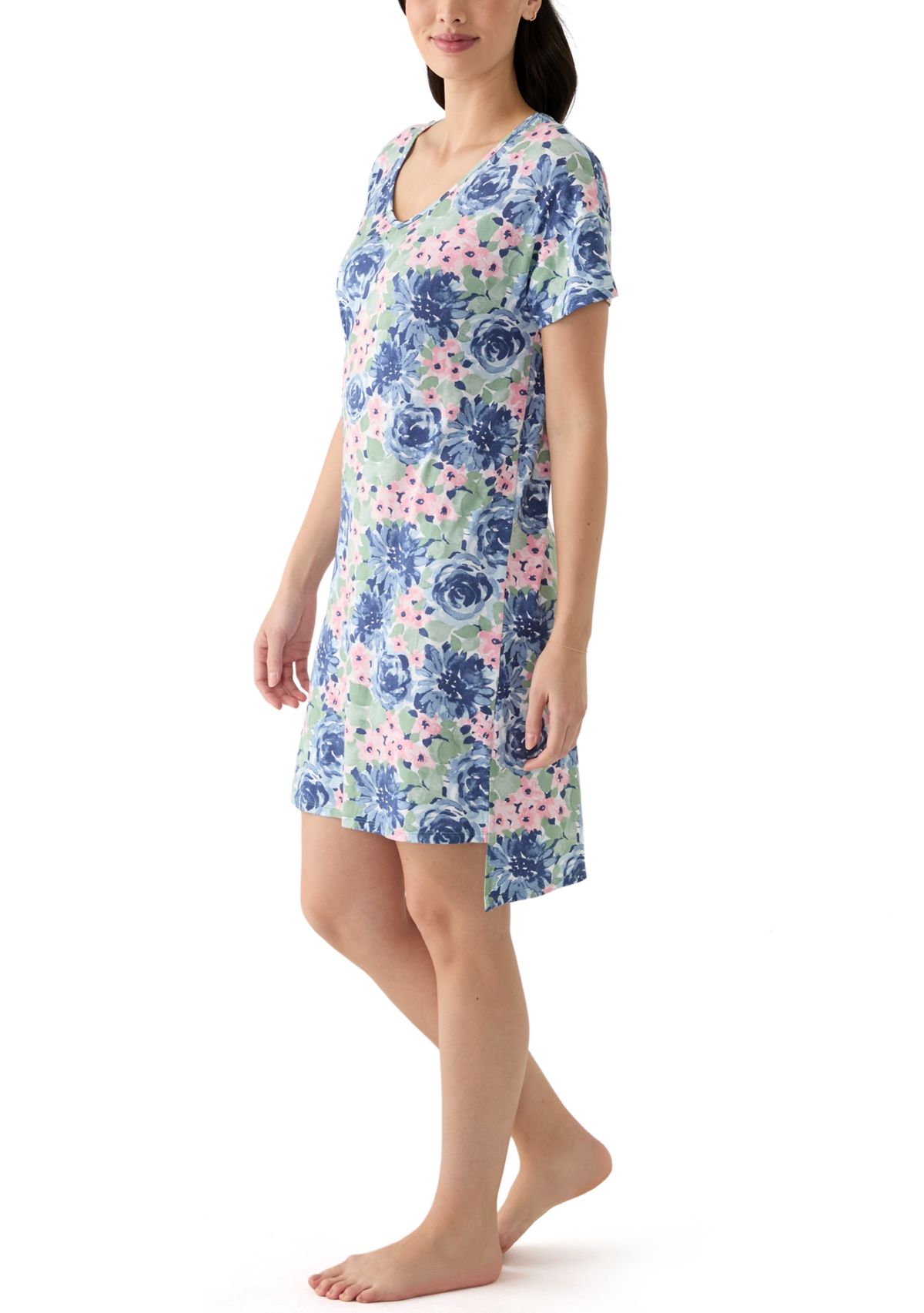 Short Sleeve Printed Sleepshirt