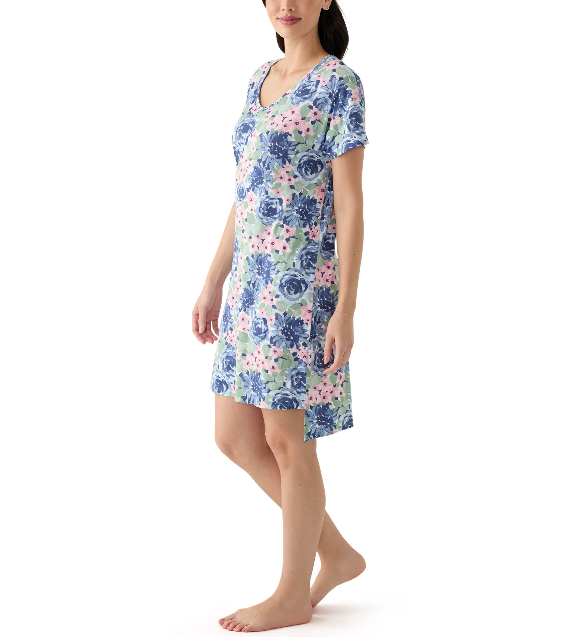 Short Sleeve Printed Sleepshirt