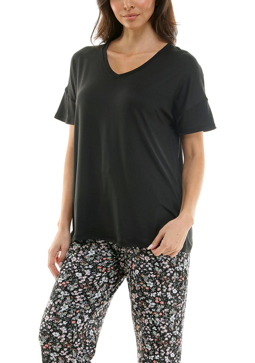 Womens Short Sleeve Lush Luxe Sleep T-Shirt