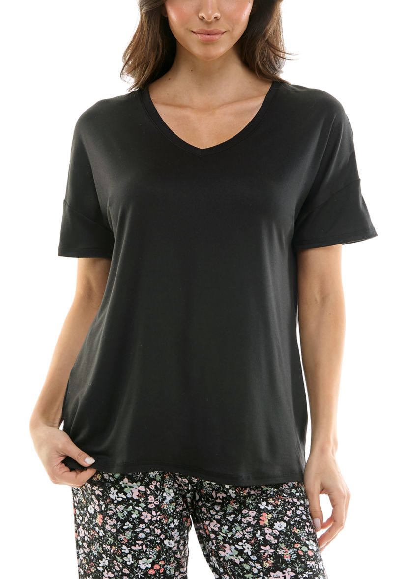 Womens Short Sleeve Lush Luxe Sleep T-Shirt