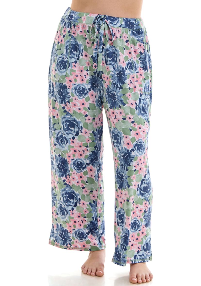 Plus Size Lush Luxe Capri Pajama Pants