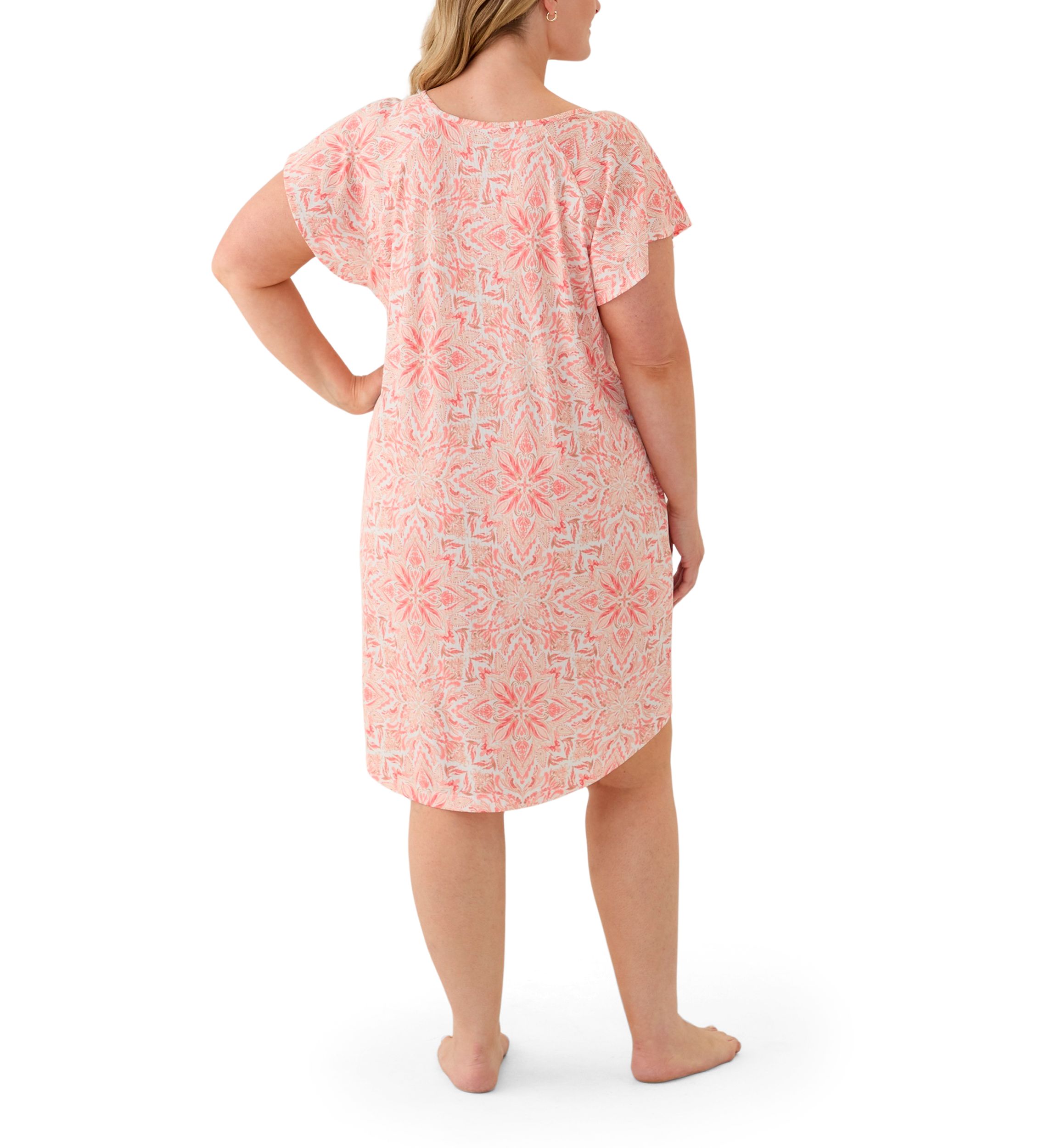 Plus Size Short Sleeve Nightie 