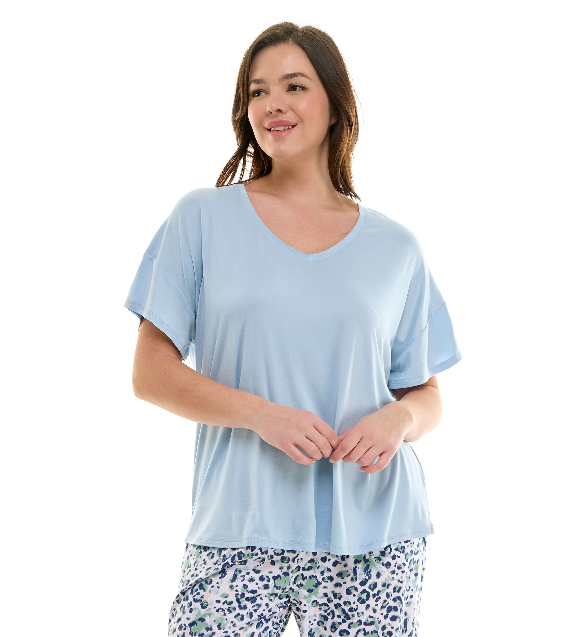 Plus Size Short Sleeve Lush Luxe Sleep T-Shirt