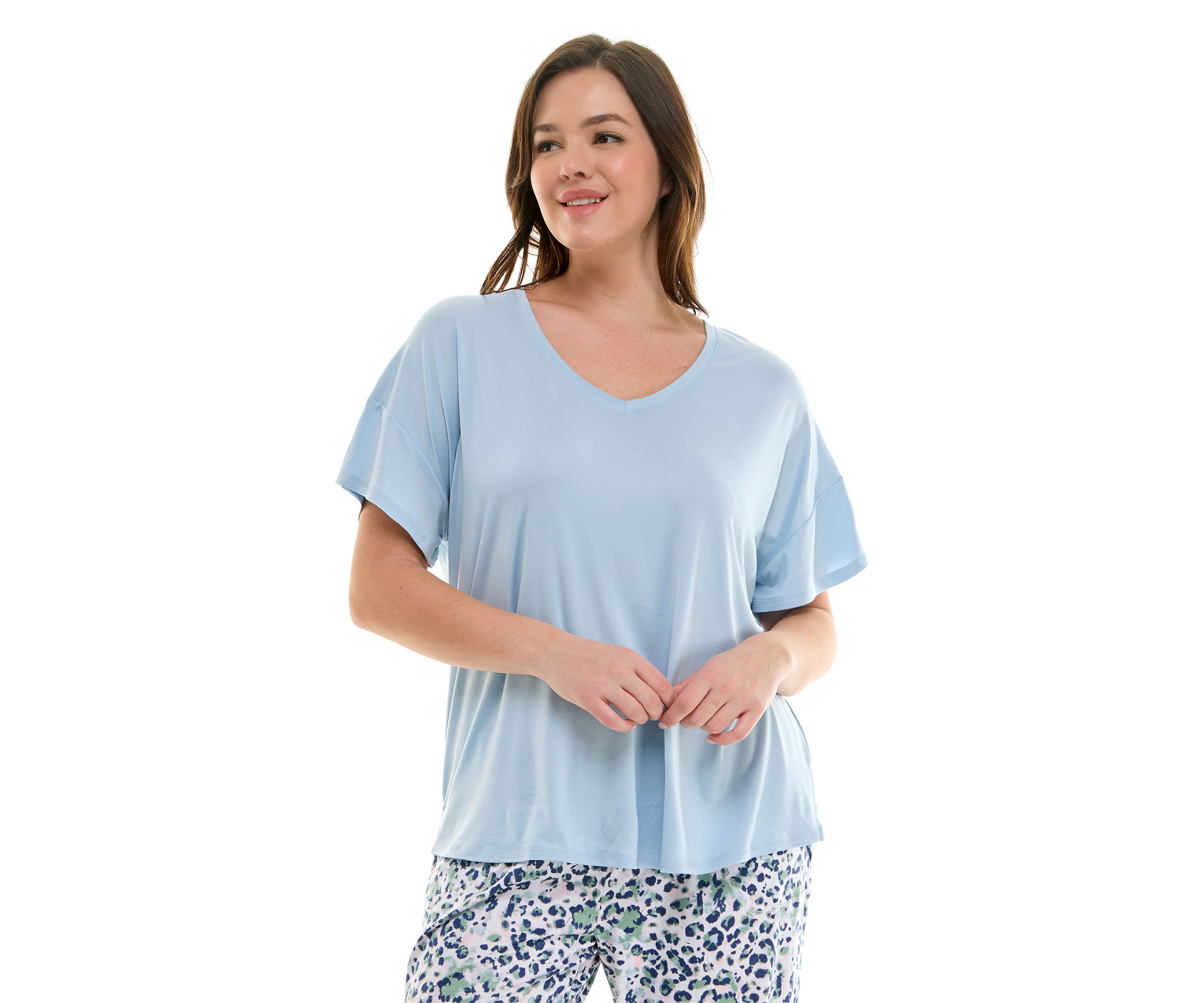 Plus Size Short Sleeve Lush Luxe Sleep T-Shirt