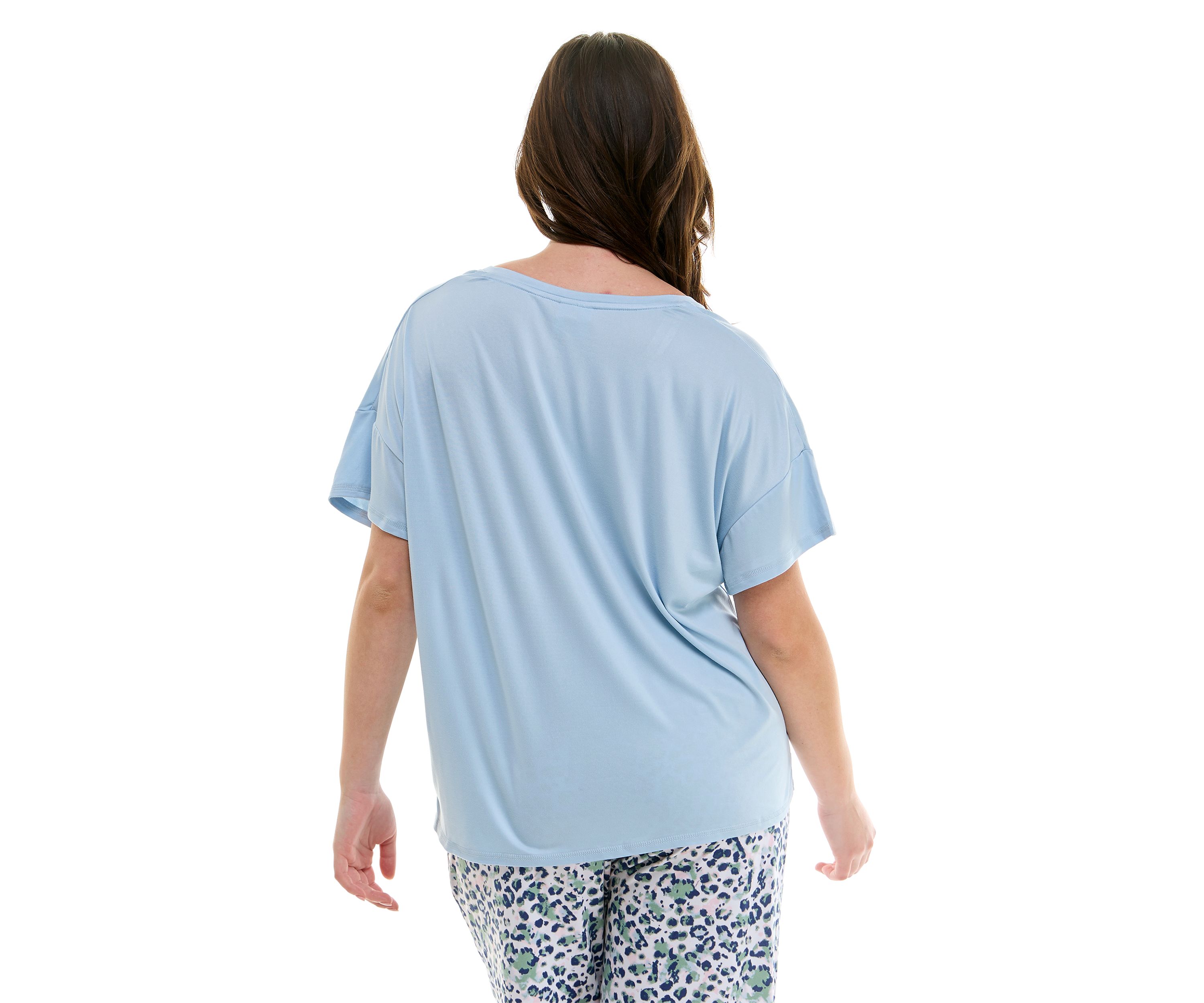 Plus Size Short Sleeve Lush Luxe Sleep T-Shirt
