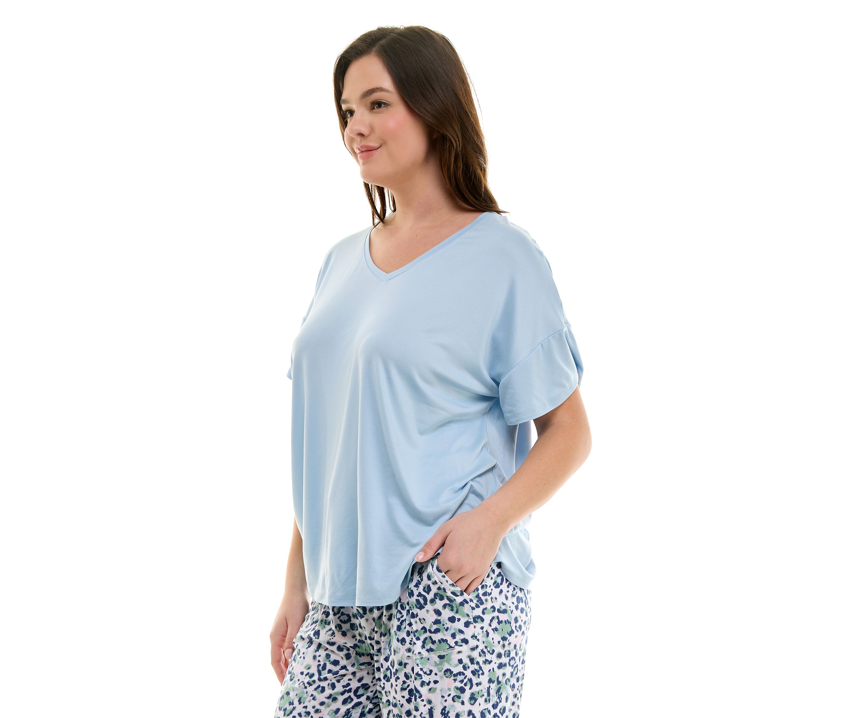 Plus Size Short Sleeve Lush Luxe Sleep T-Shirt
