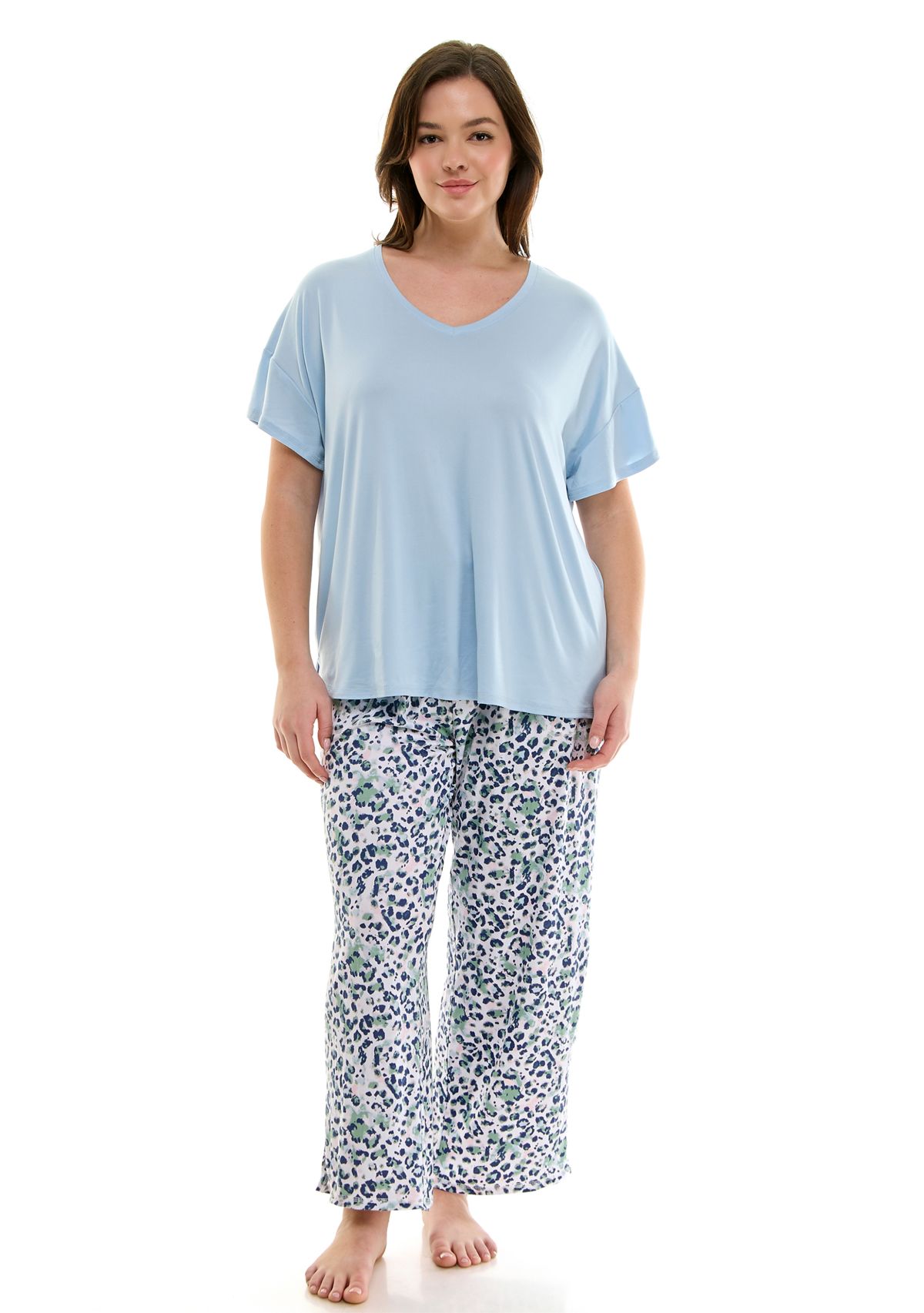 Plus Size Short Sleeve Lush Luxe Sleep T-Shirt