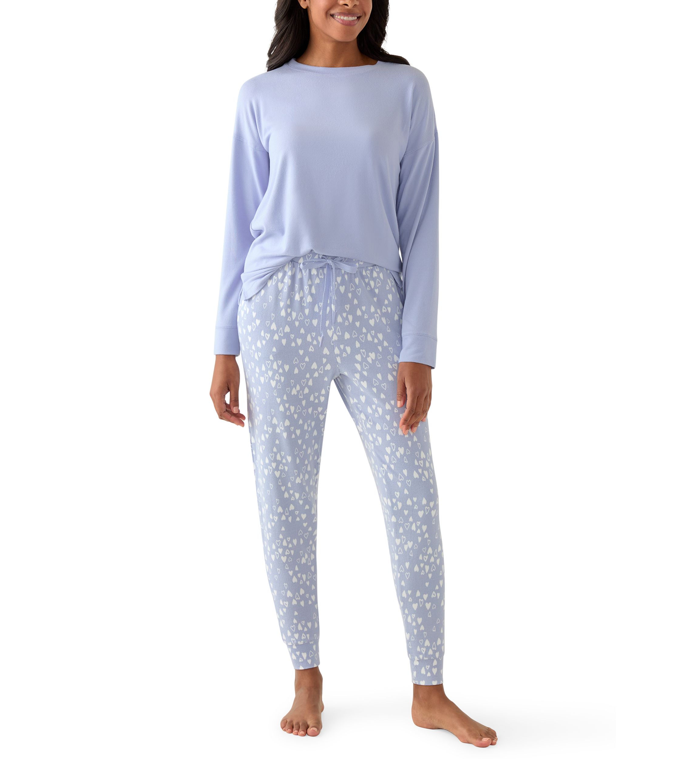 Knit Folded Pajama Set 
