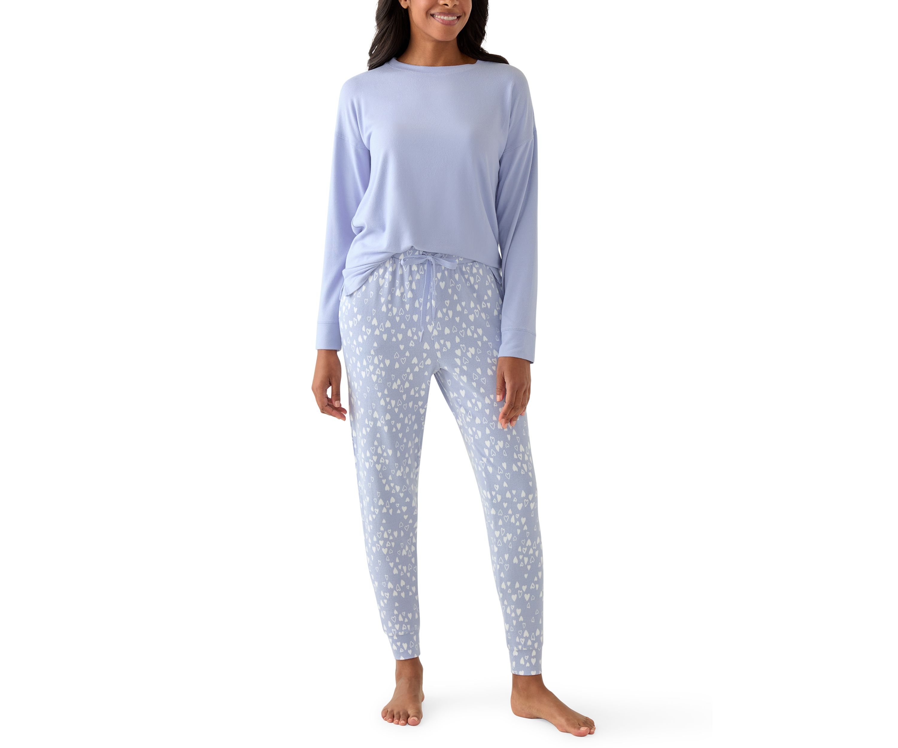Knit Folded Pajama Set 