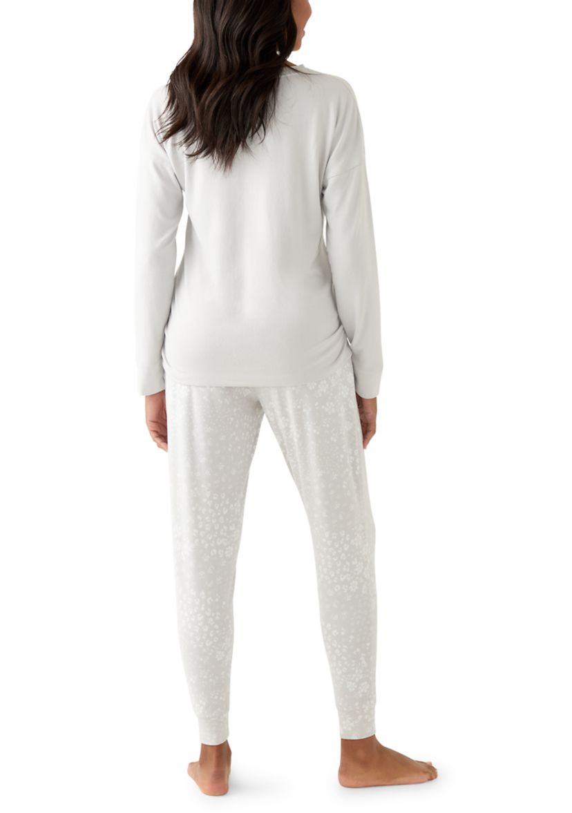 Knit Folded Pajama Set 