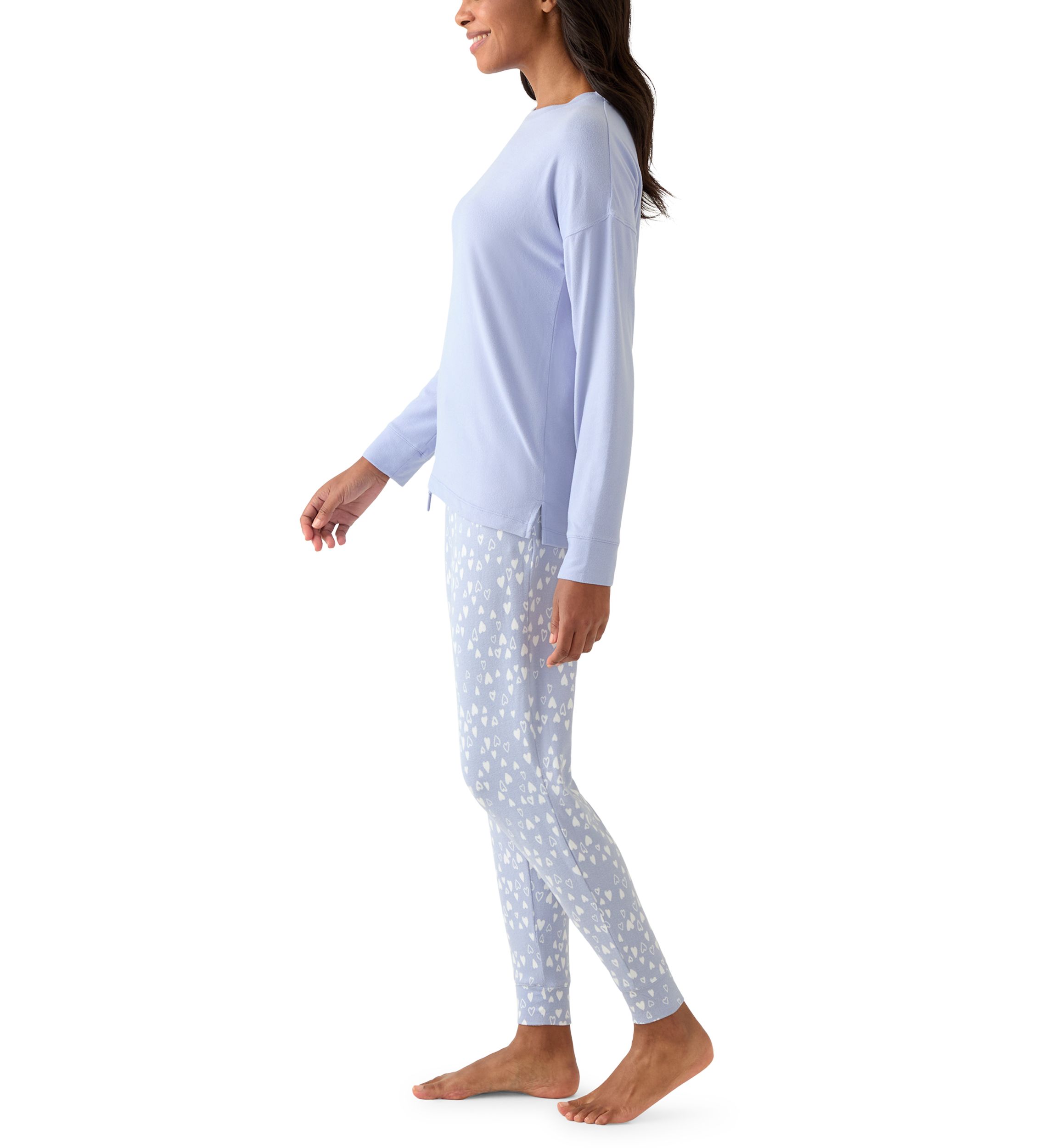 Knit Folded Pajama Set 