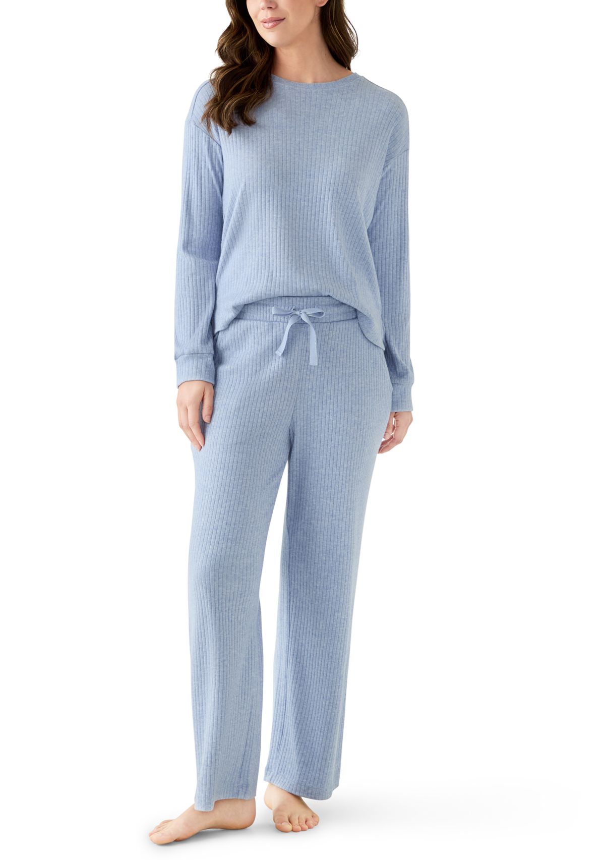 Womens Rib Pajama Set