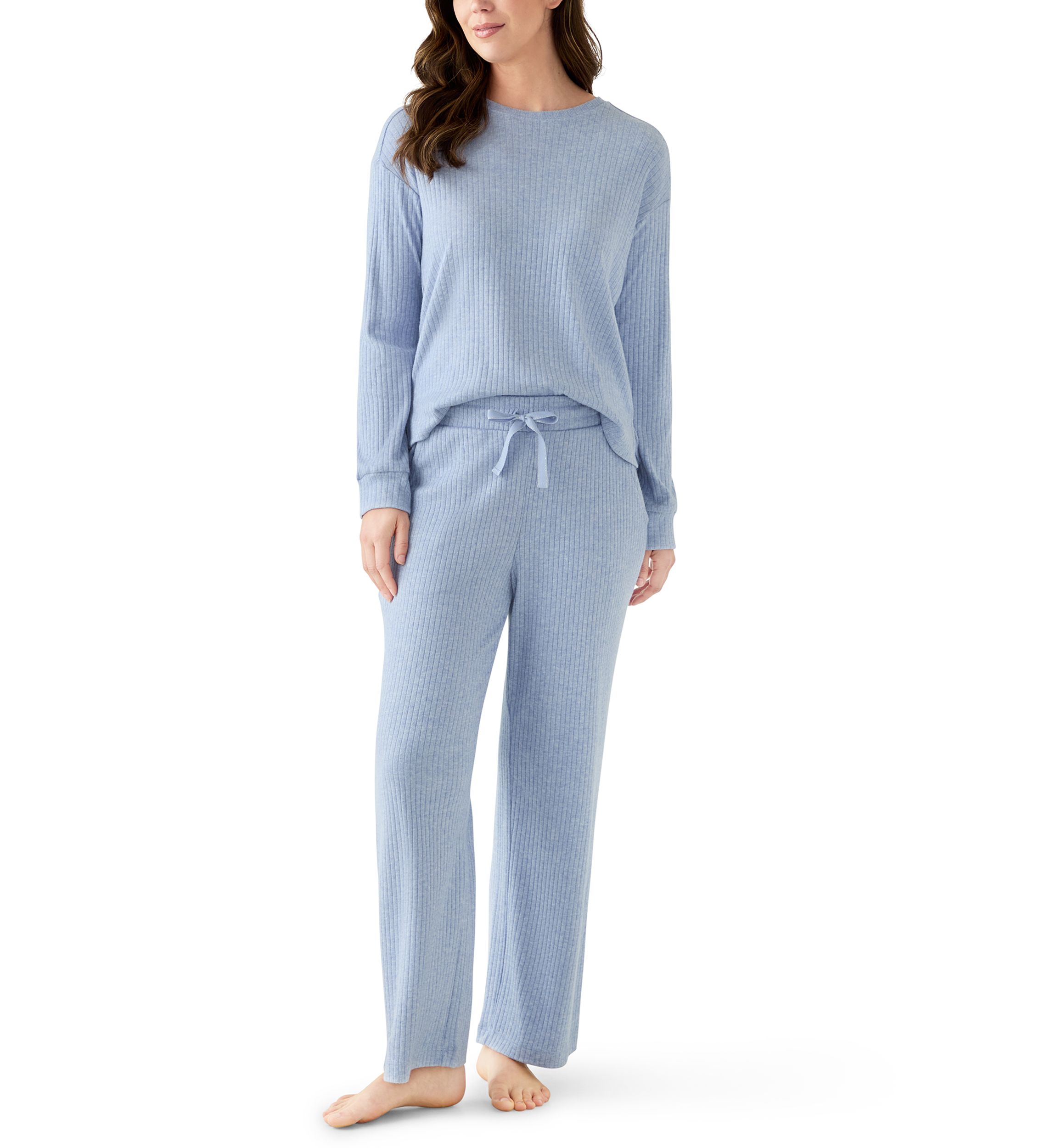 Womens Rib Pajama Set