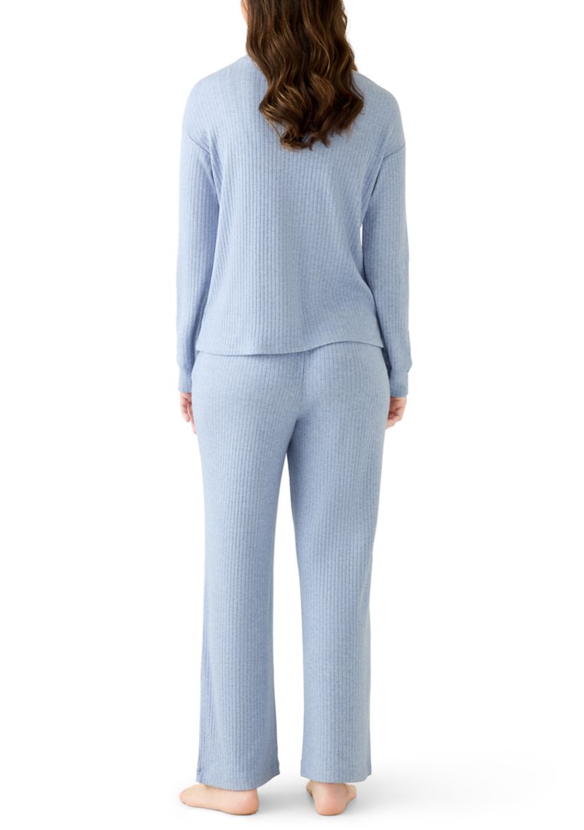 Womens Rib Pajama Set