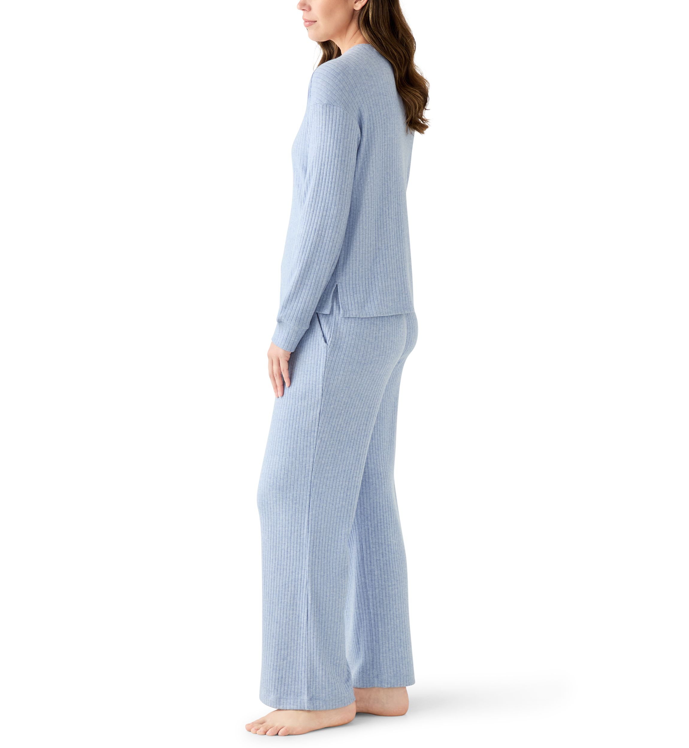 Womens Rib Pajama Set