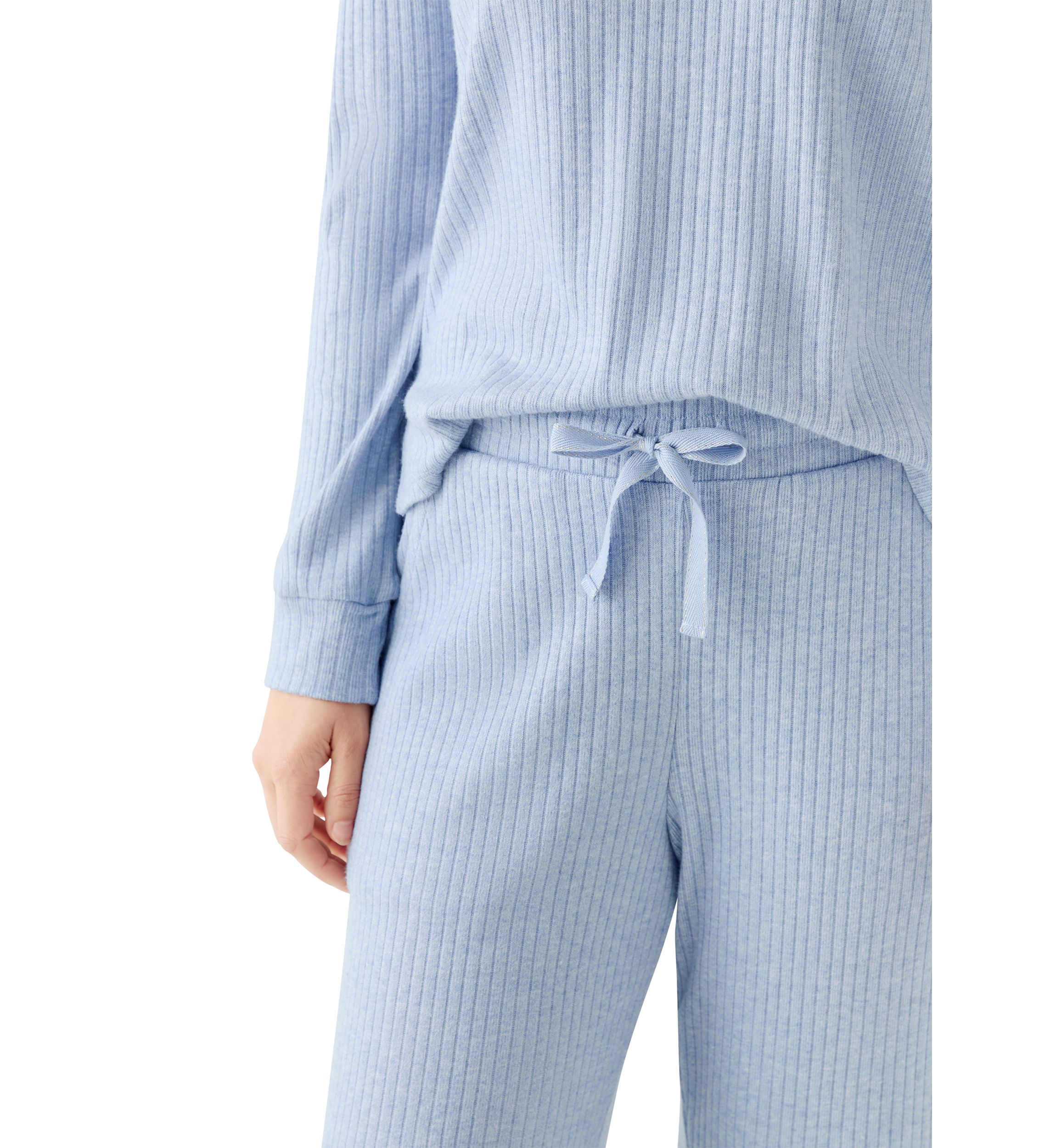 Womens Rib Pajama Set