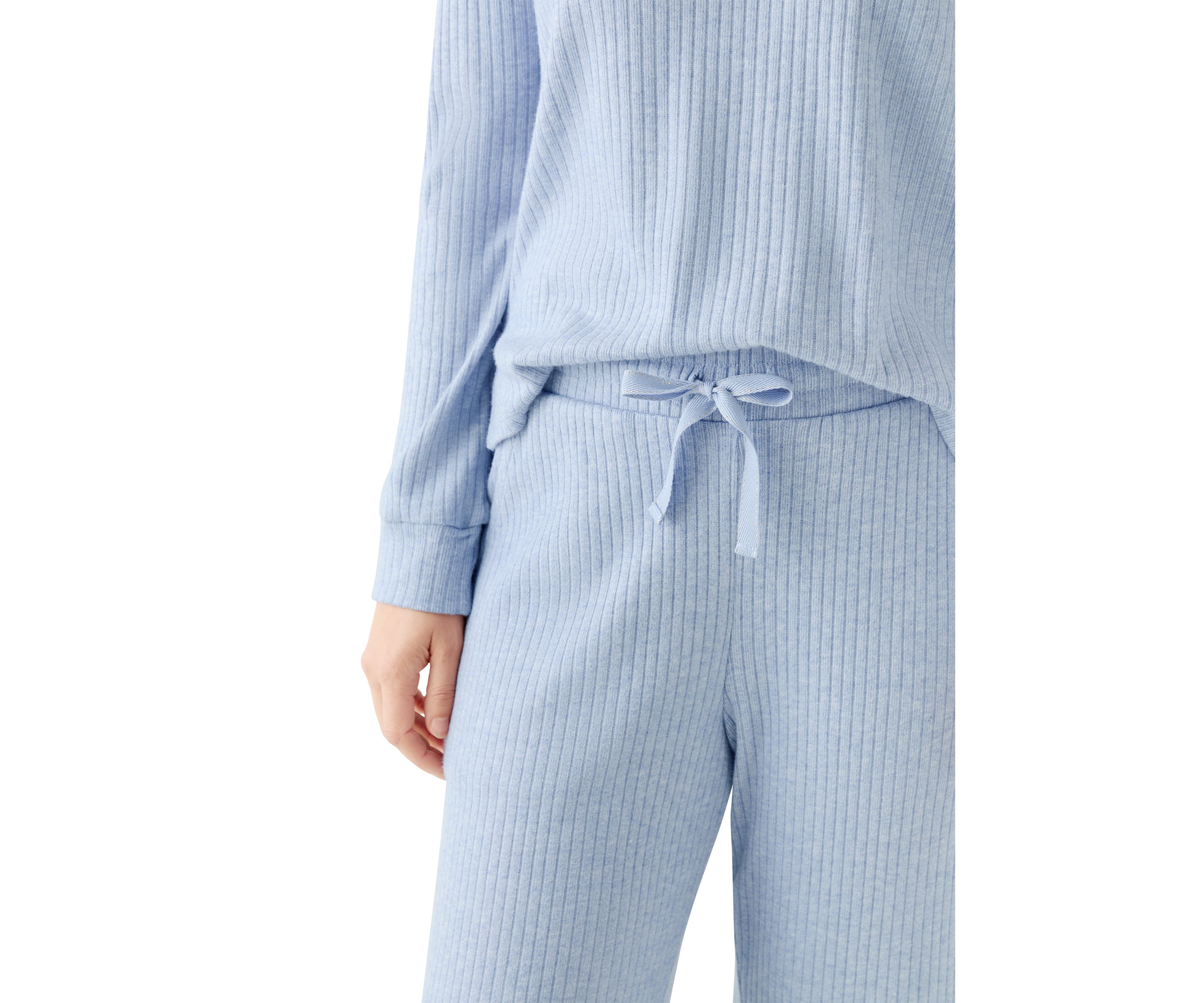 Womens Rib Pajama Set
