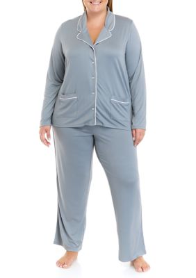 Plus size womens online summer pajamas