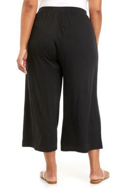 Wonderly Women's Plus Size Pull On Wide Leg Pants - Yahoo Shopping