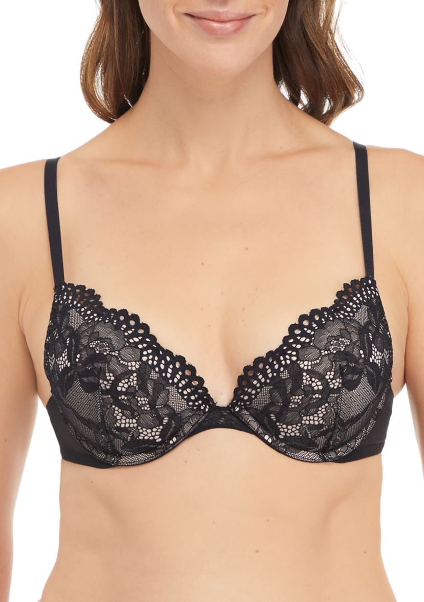 Push Up Plunge Lace Bra 