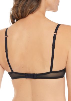 Virtual lace push-up bra
