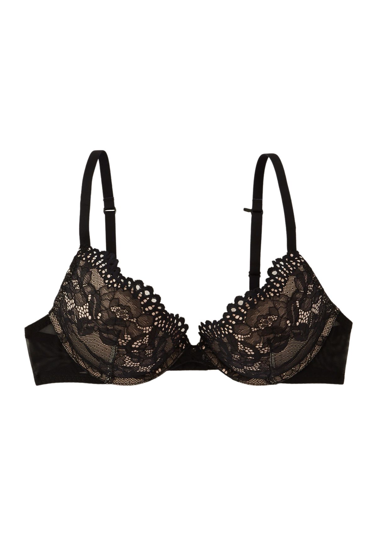 Push Up Plunge Lace Bra 