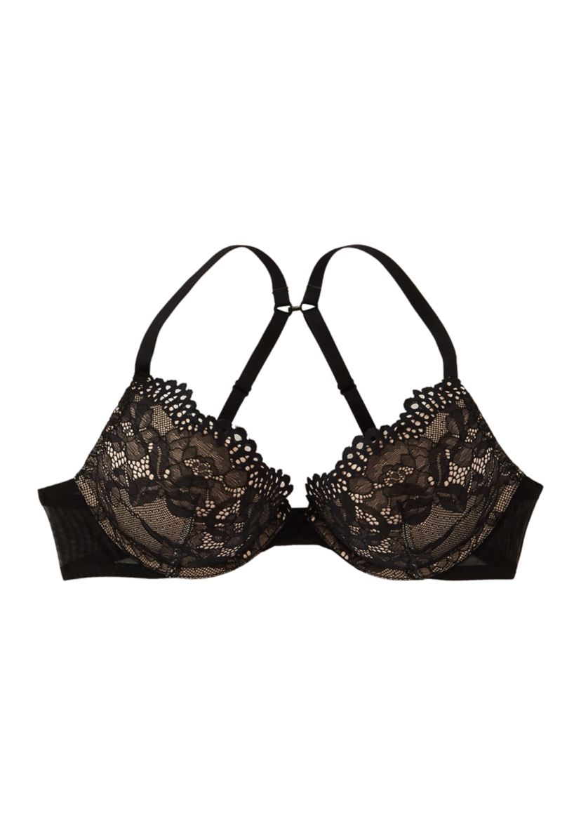 Push Up Plunge Lace Bra 