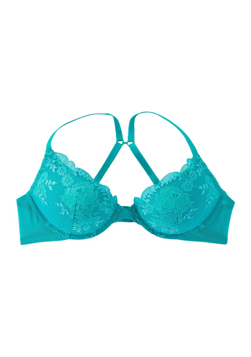 Push Up Plunge Lace Bra 