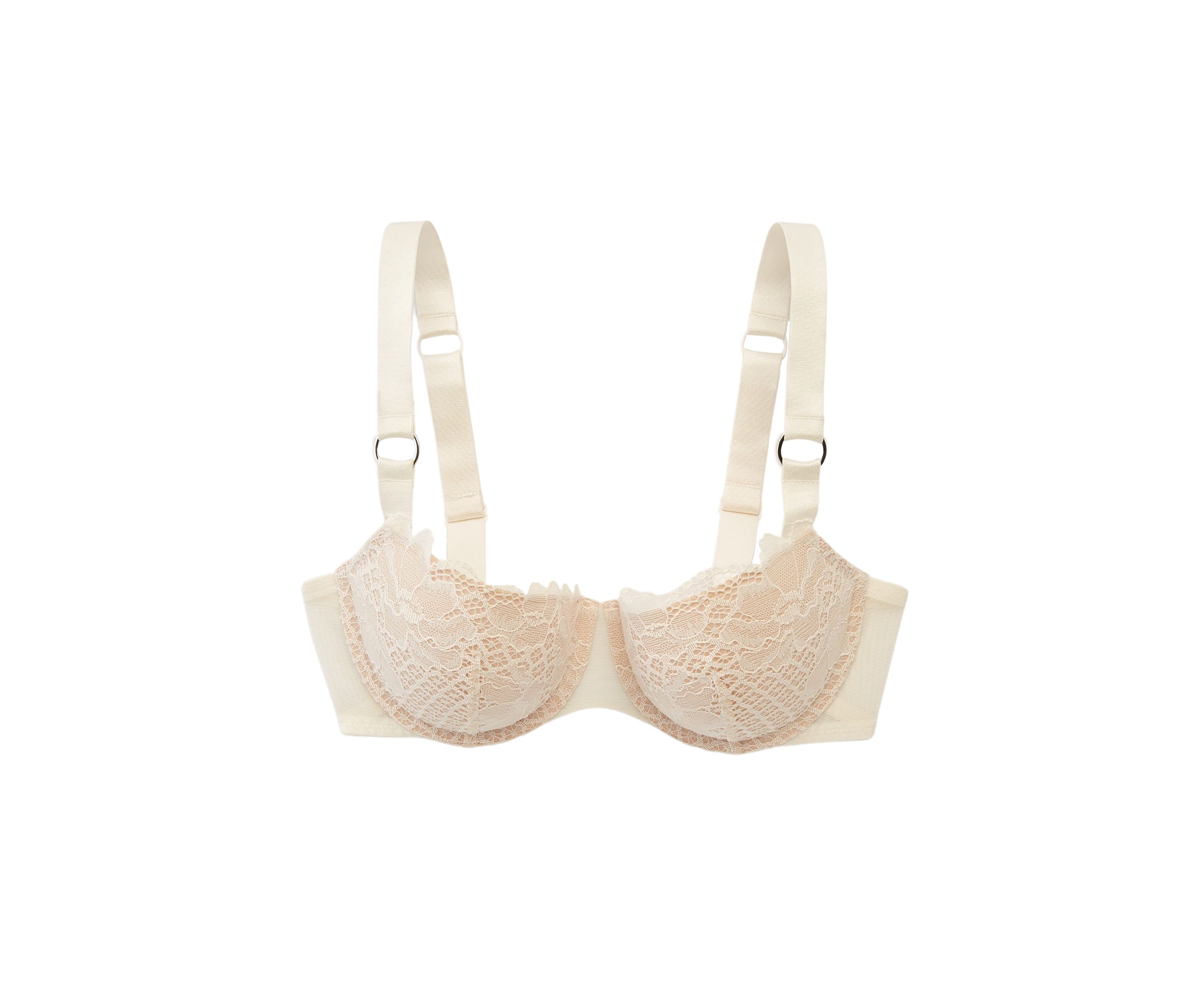 Lace Push Up Plunge Underwire Bra