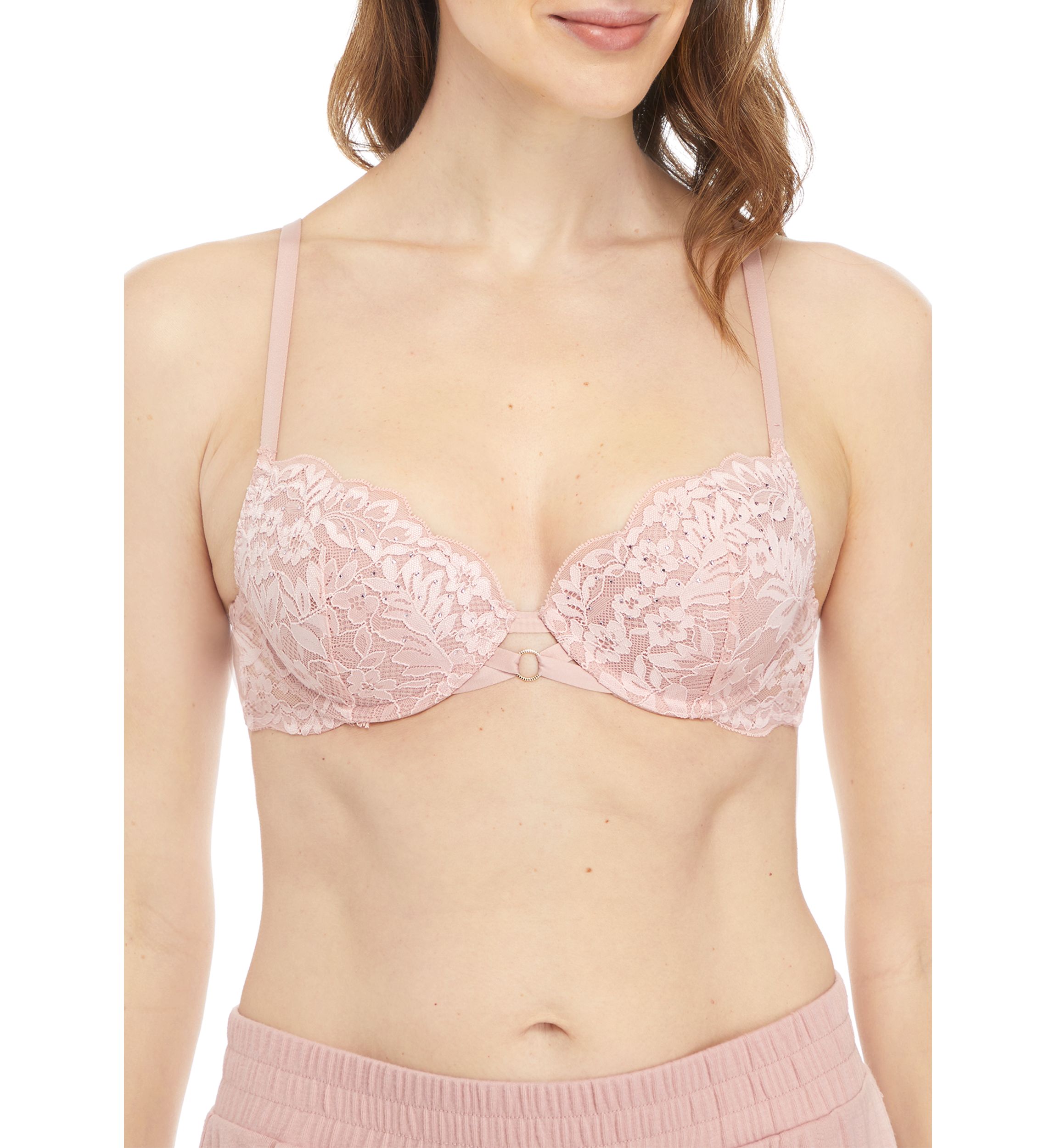 Lightly Lined Rhinestone Bra