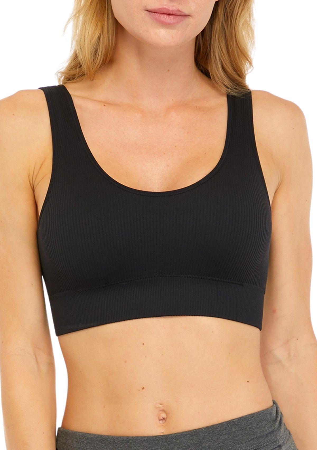 Seamless Ribbed Bralette 