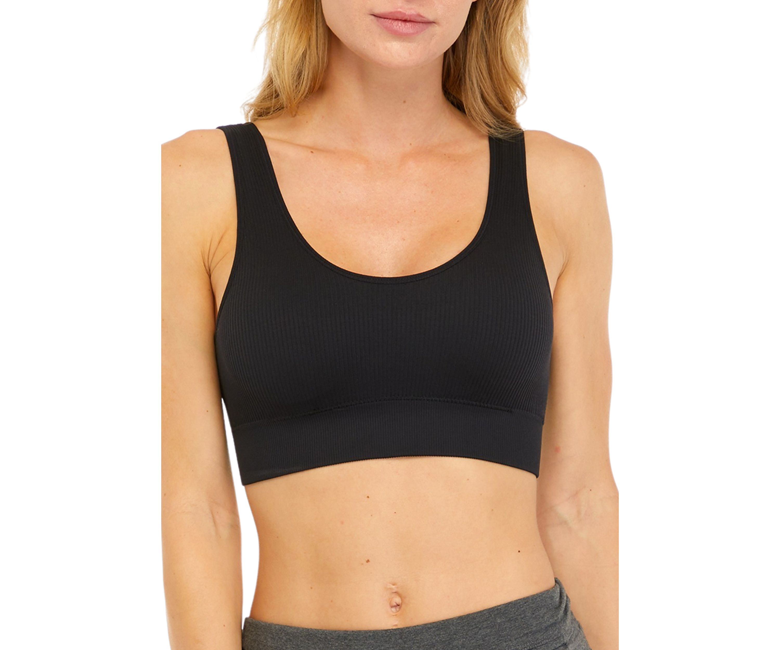 Seamless Ribbed Bralette 
