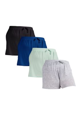 Women Pajama Shorts with Pockets Casual Plaid PJ Bottoms Shorts Sleepwear  Cute Sleep Short Pants 