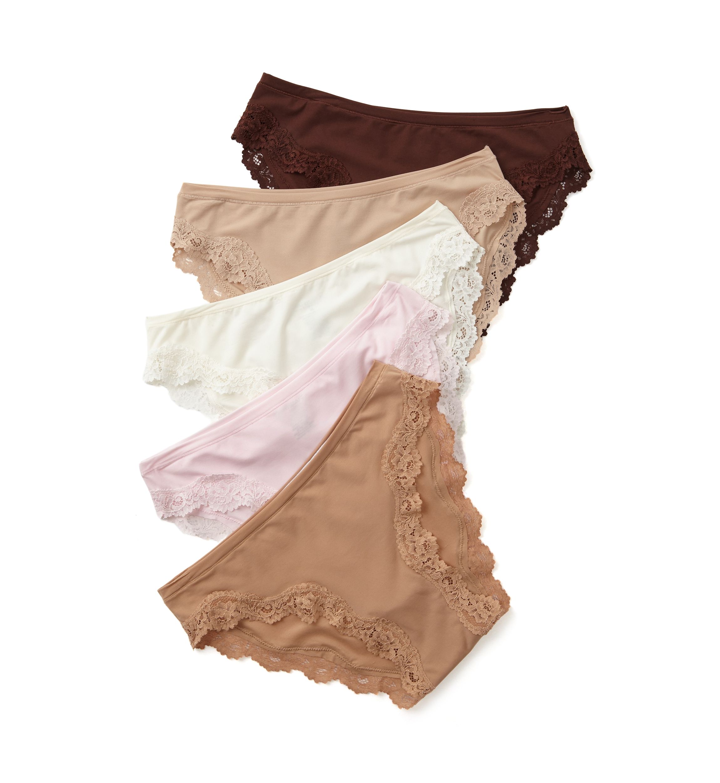 Fits Everybody Lace Bikini Panty - 5 Pack