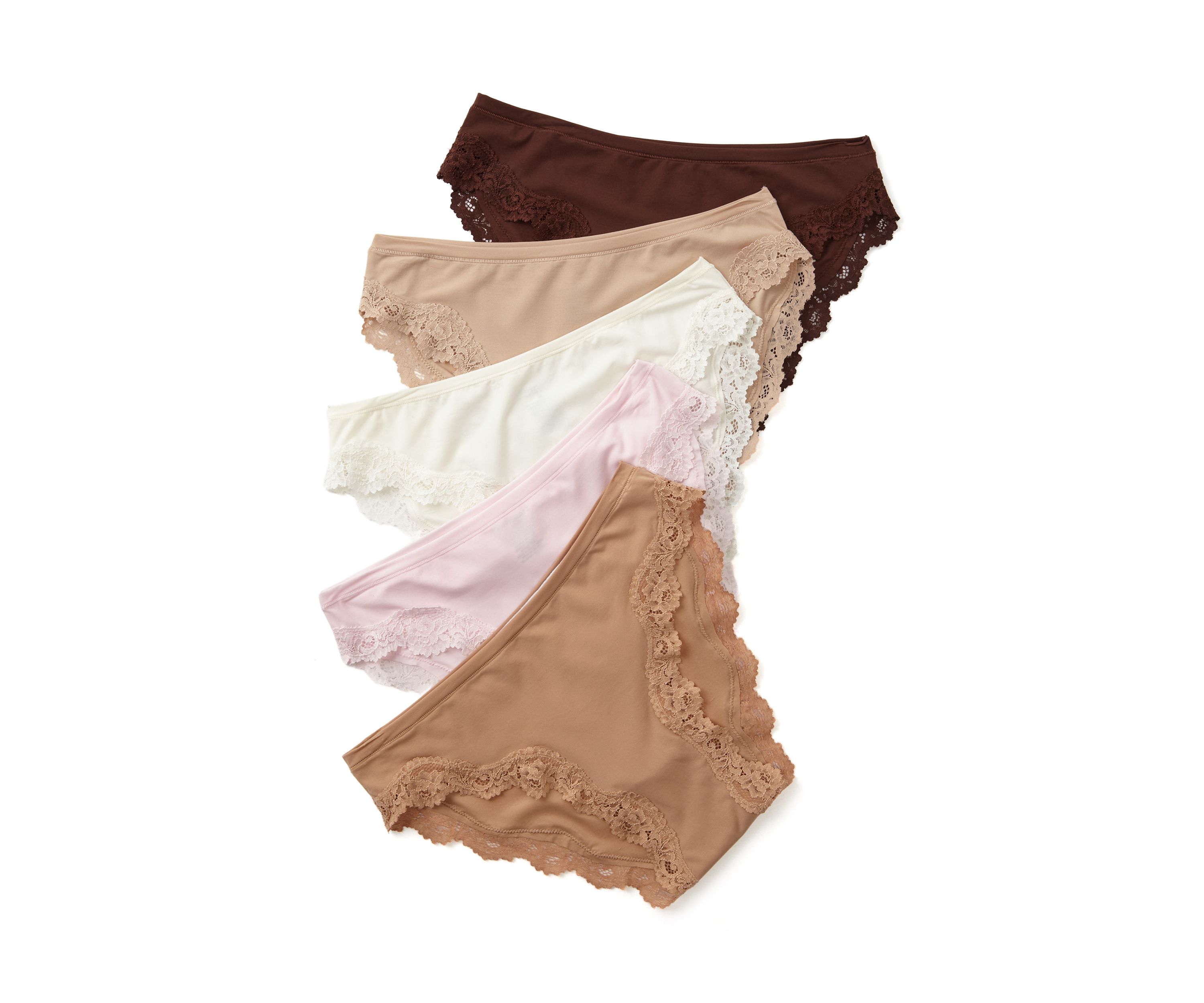 Fits Everybody Lace Bikini Panty - 5 Pack