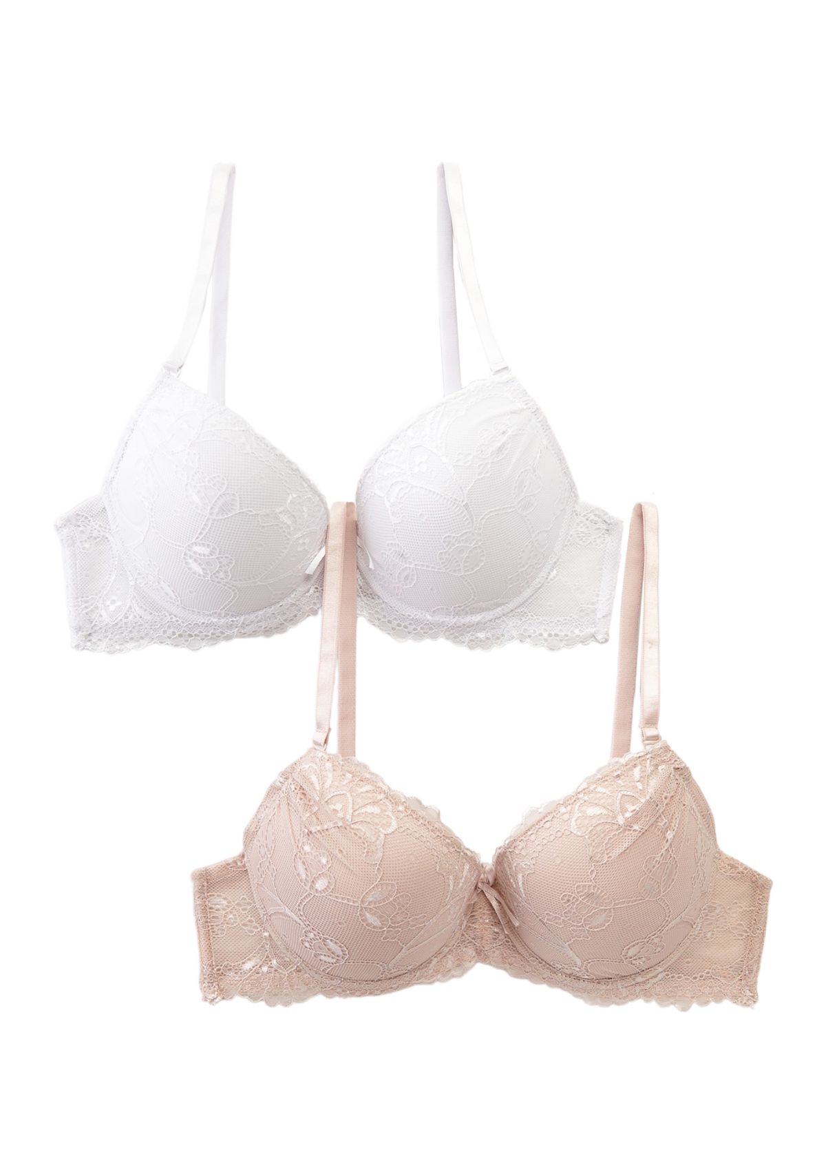 Lace Light Push Up Bra - 2 Pack