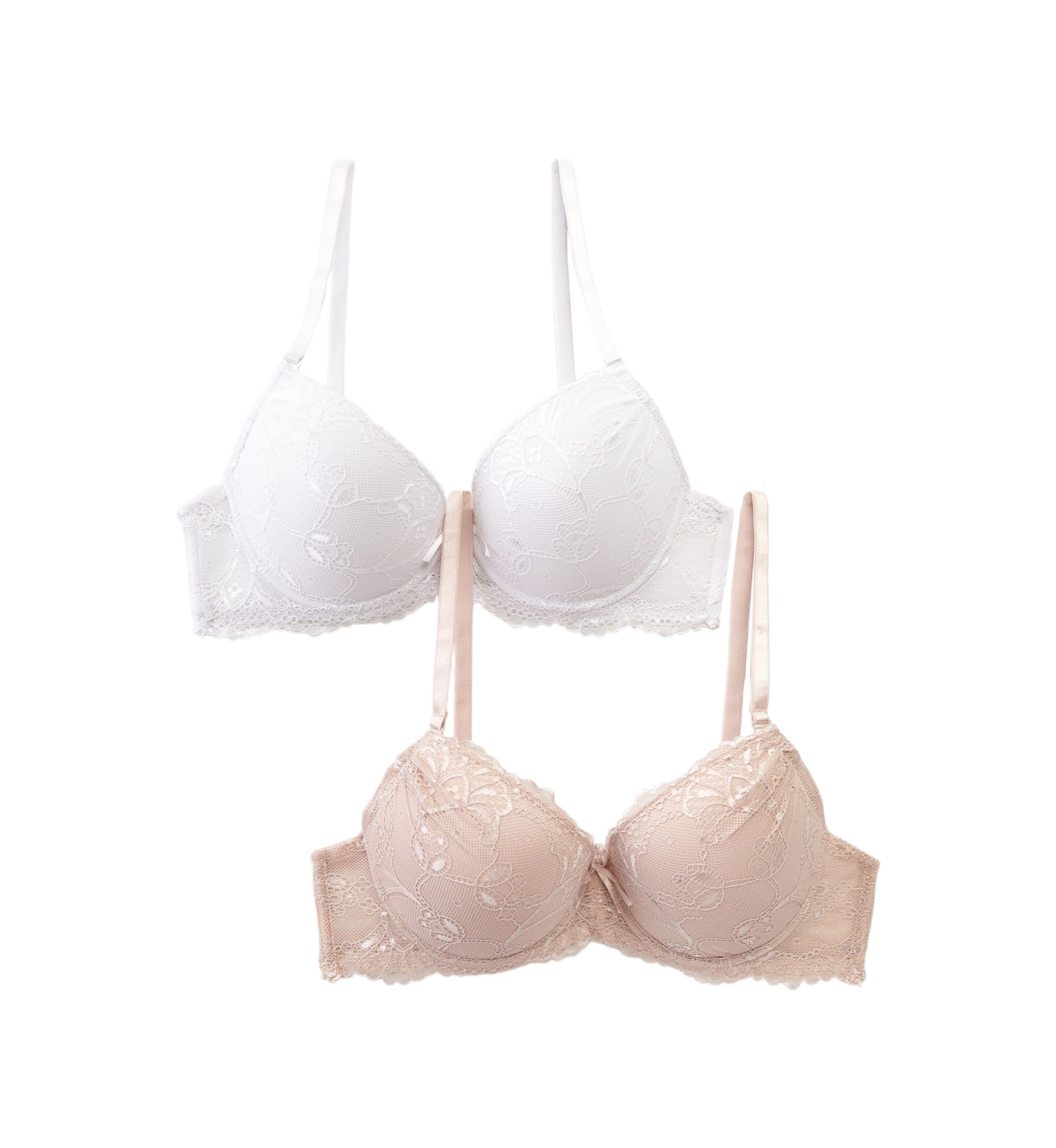 Lace Light Push Up Bra - 2 Pack