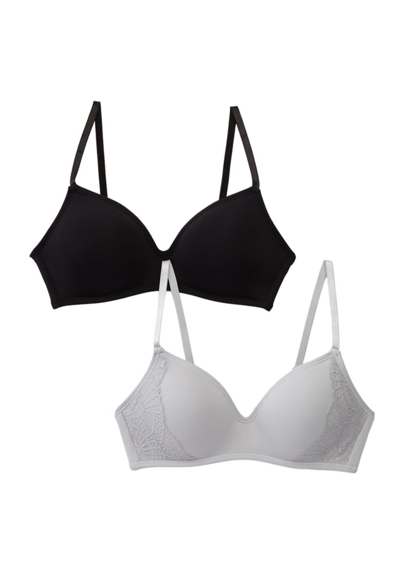 Cushion Comfort Wire Free Contour Bra - 2 Pack