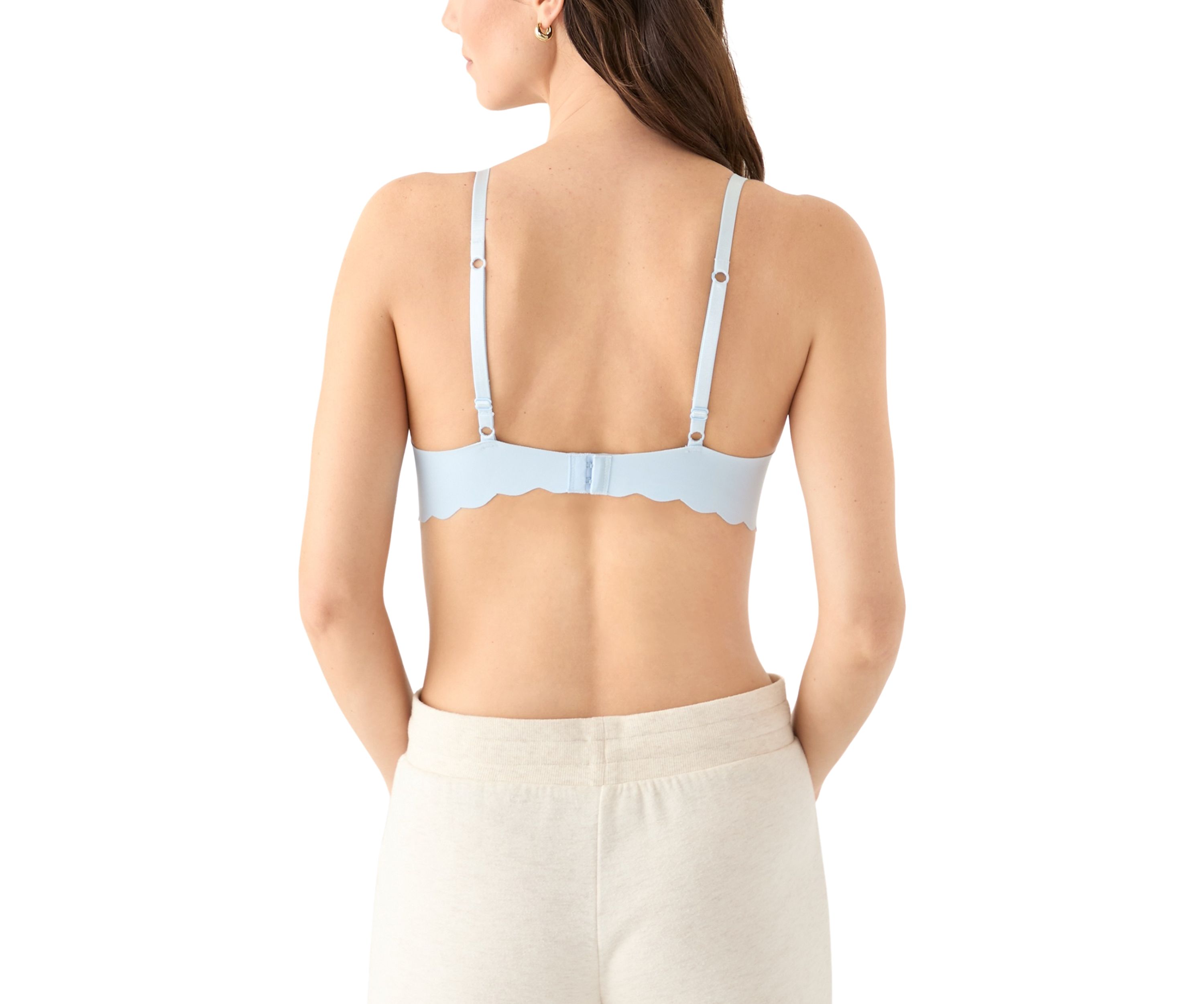 Scalloped Edge Lift Wirefree Bra